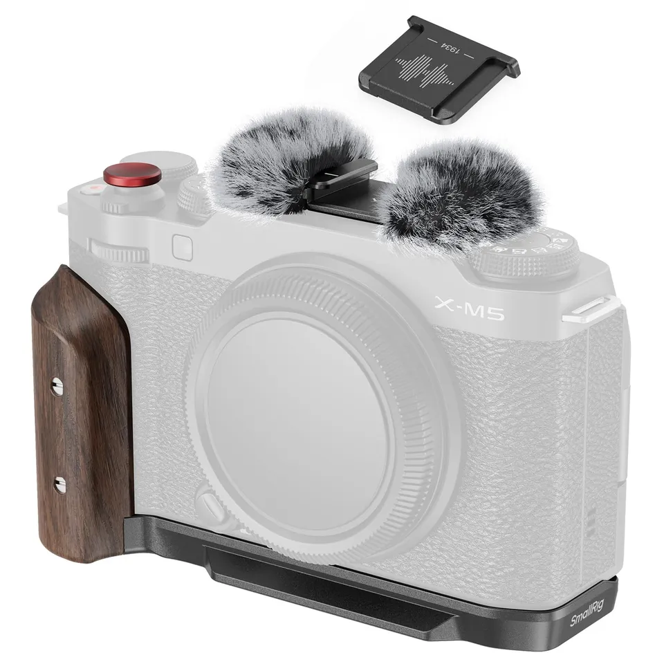 smallrig-5260-holzhandgriff-l-platte-f-r-fujifilm-x-m5-mit-arca-schnellwechselpl image 1
