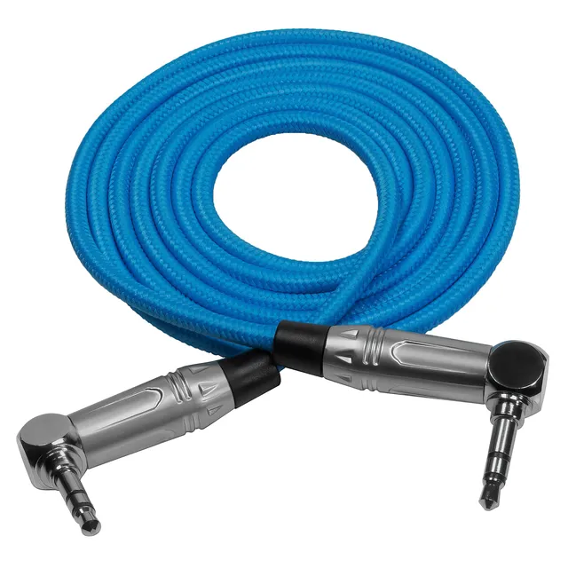 kondor-blue-48-3-5mm-right-angle-trs-stereo-audiokabel-klinke-winkelmontage image 1