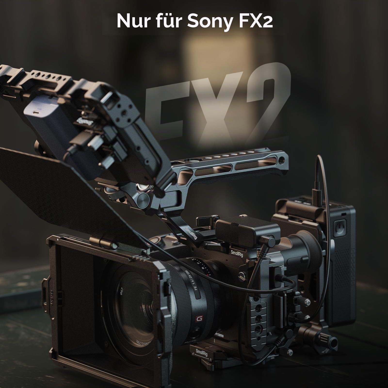 smallrig-fx2-cage-kit-5590-mit-v-mount-platte-top-griff-und-hdmi-klemme-f-r-sony image 6