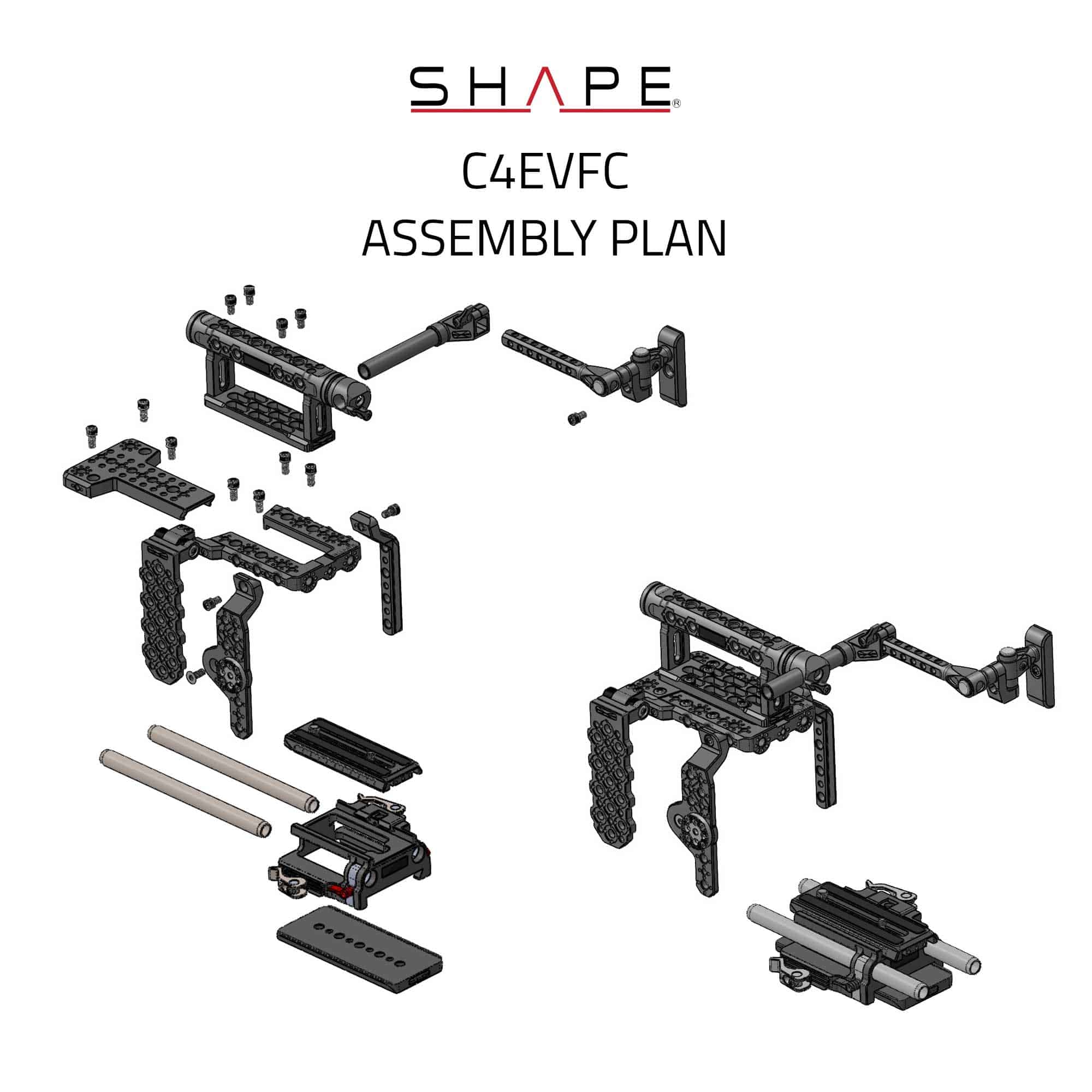 shape-cage-handle-evf-mount-rig-kit-f-r-canon-eos-c400 image 8