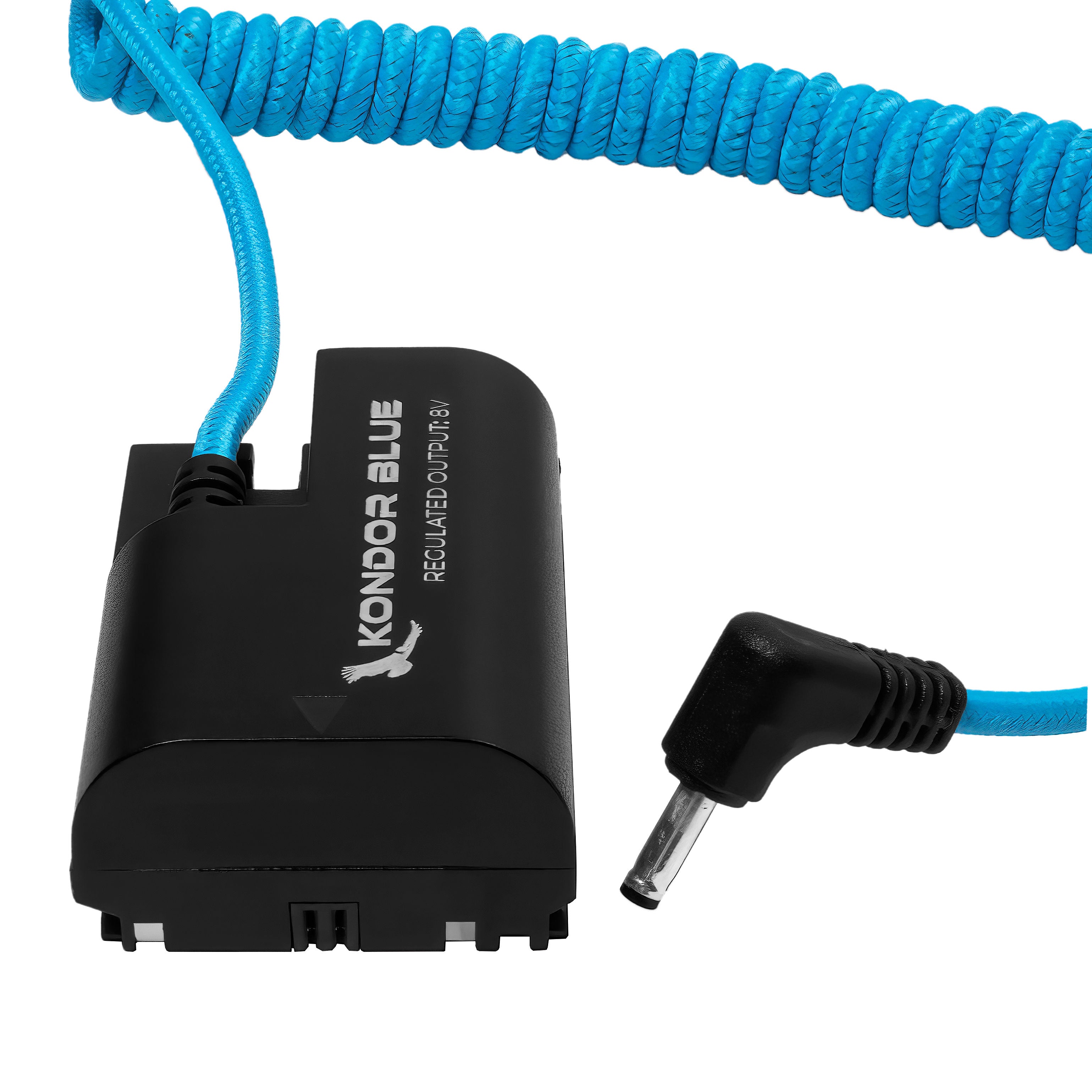kondor-blue-dc-1-35-3-5-auf-canon-lp-e6-dummy-battery-kabel image 3
