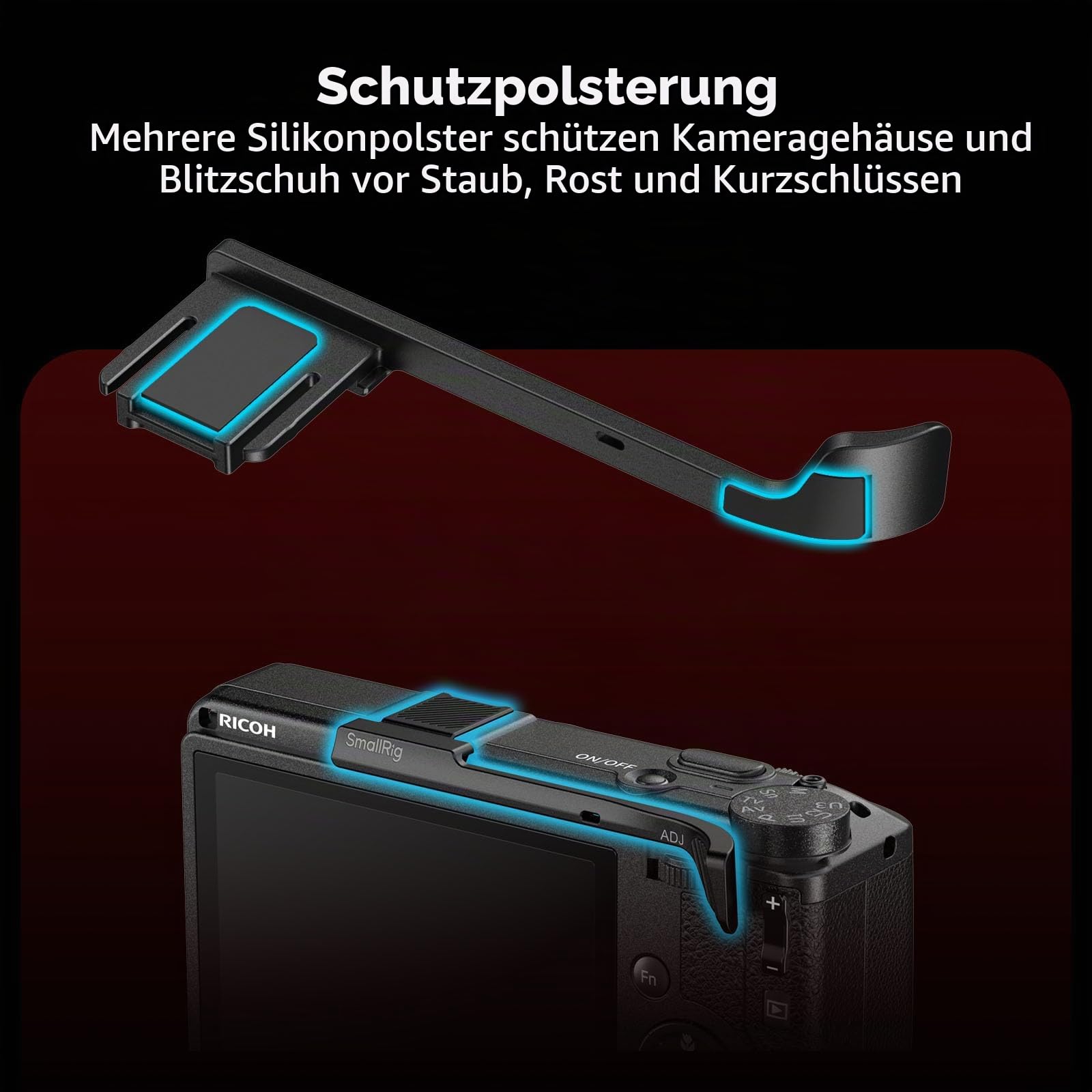 smallrig-5688-thump-grip-daumengriff-mit-blitzschuhabdeckung-f-r-ricoh-gr-iv-sch image 5