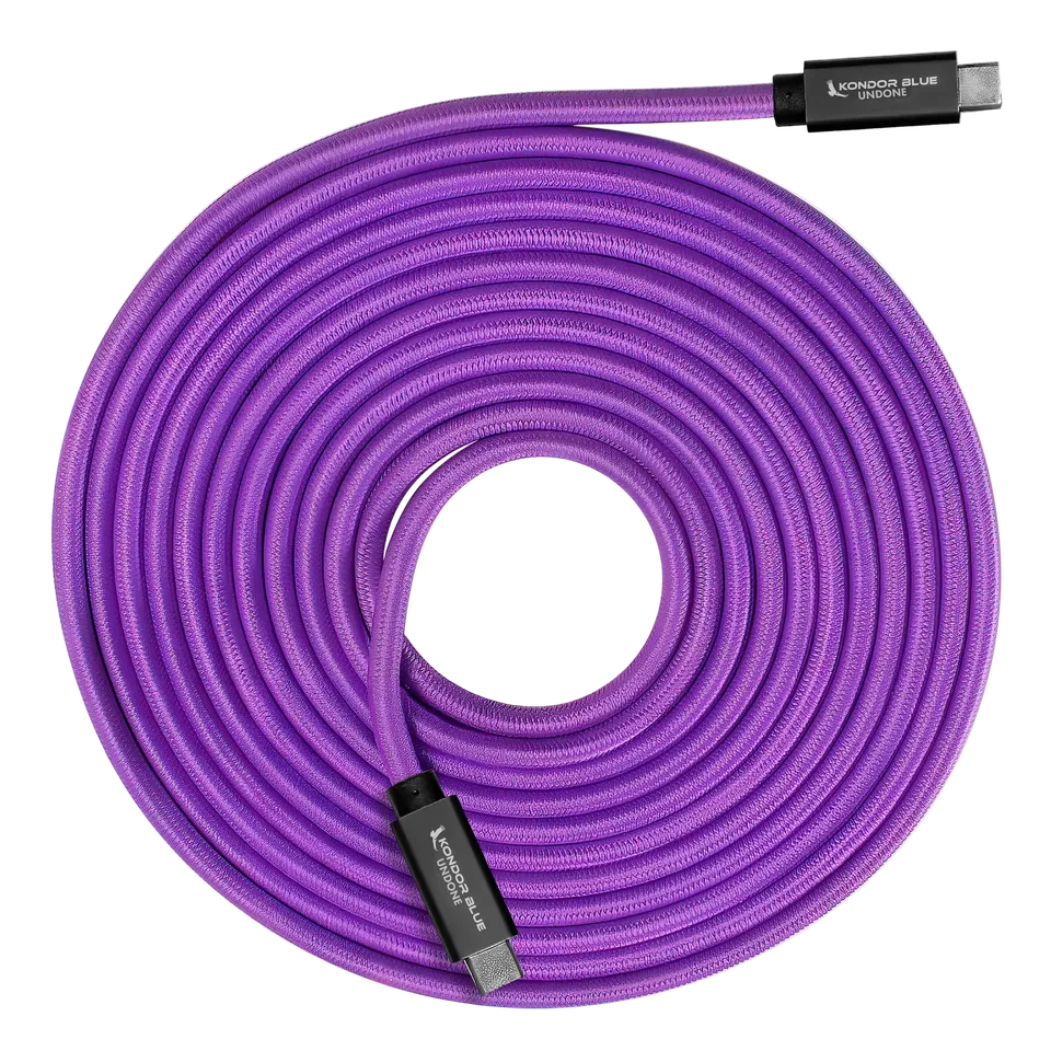 kondor-blue-gerald-undone-15ft-tethering-100w-pd-ladekabel-usb-c-4-5-m-nylon image 1