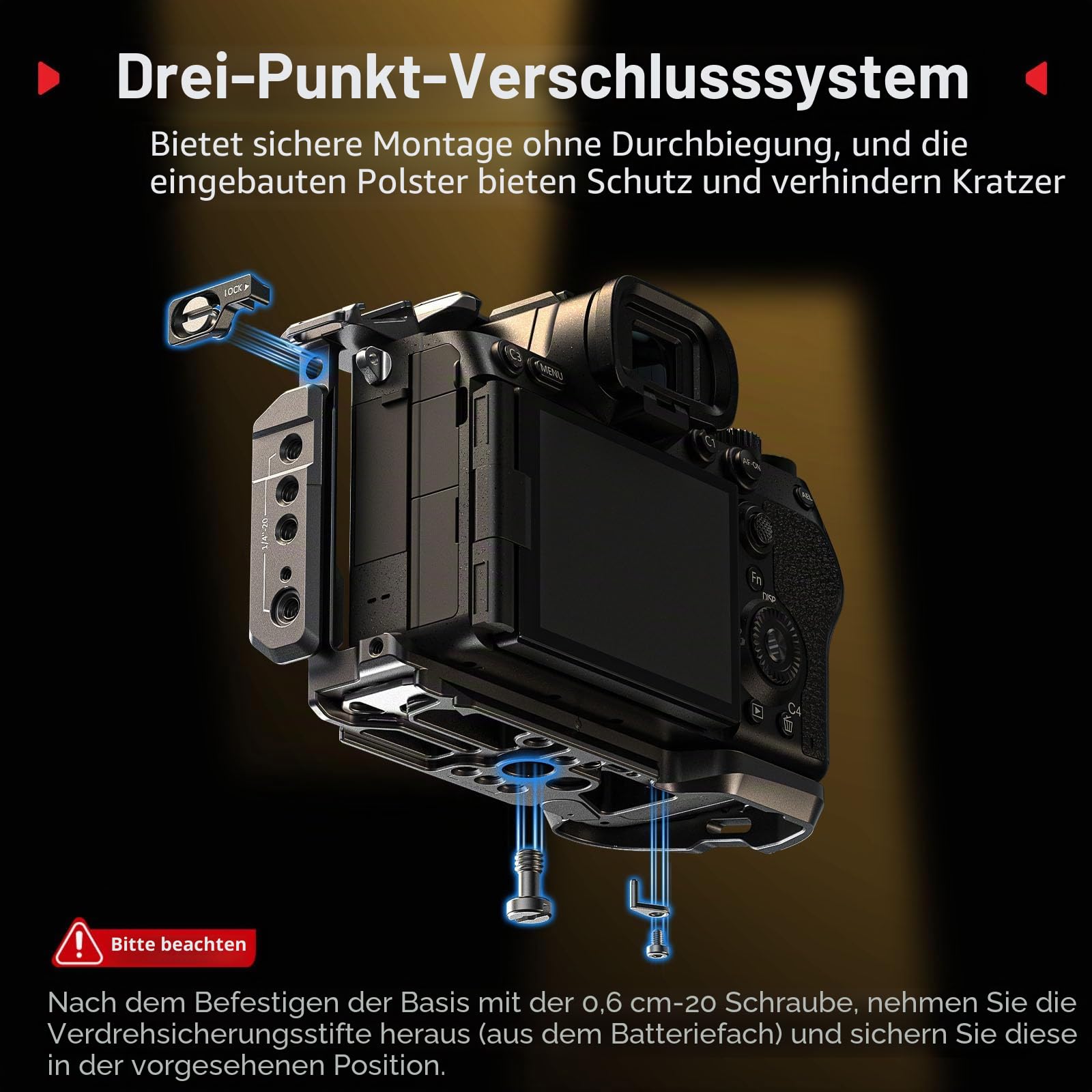 smallrig-k-fig-basiskit-6025-f-r-sony-alpha-7-v-7r-v-7-iv-mit-obergriff-und-hdmi image 3