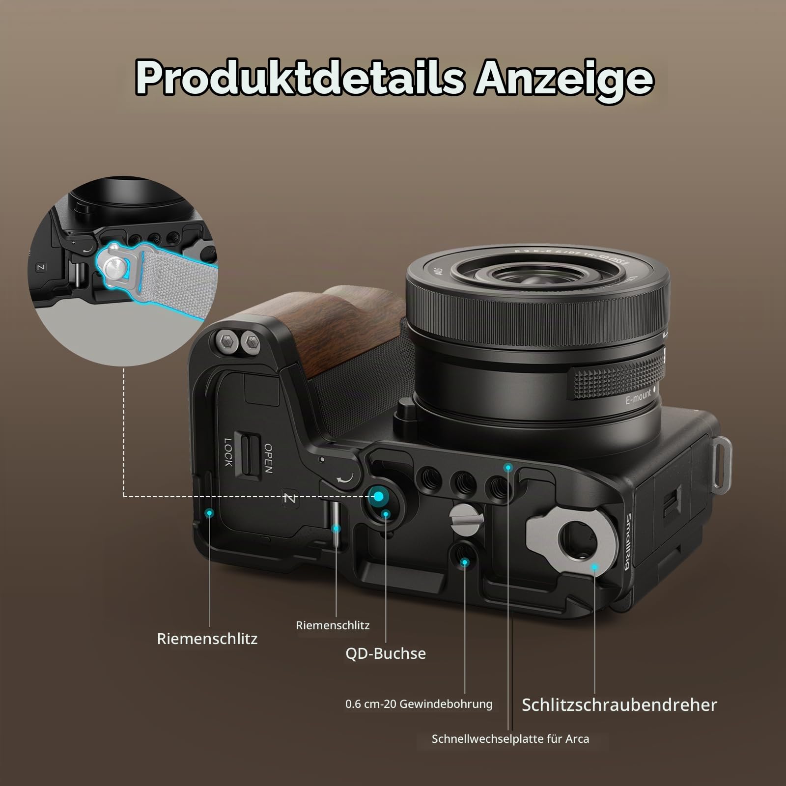 smallrig-4864-l-platte-mit-holzgriff-f-r-sony-zv-e10-ii image 5