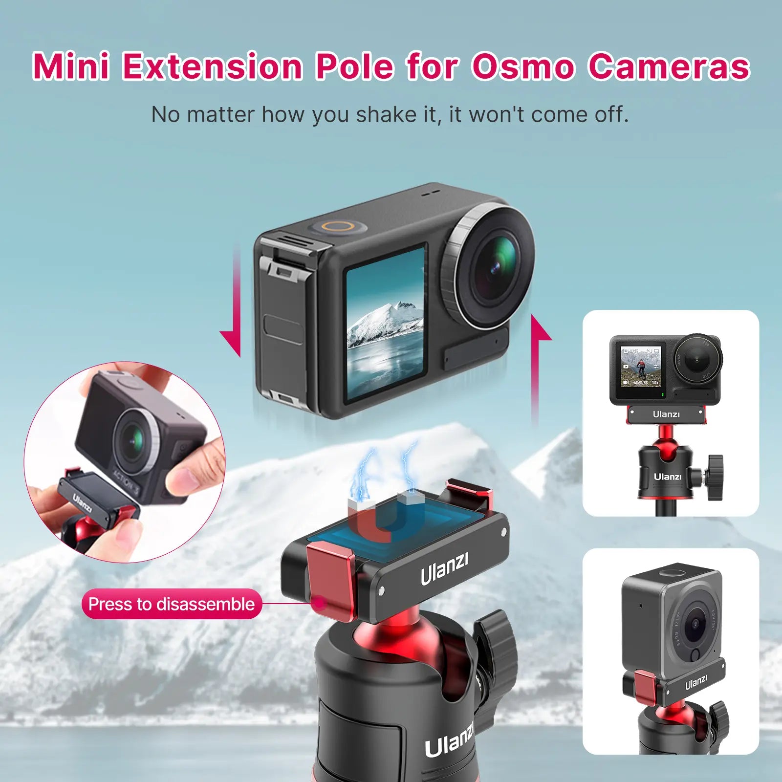 ulanzi-2829a-magnetic-quick-release-stativ-f-r-dji-osmo-360-action-2-3-4 image 6