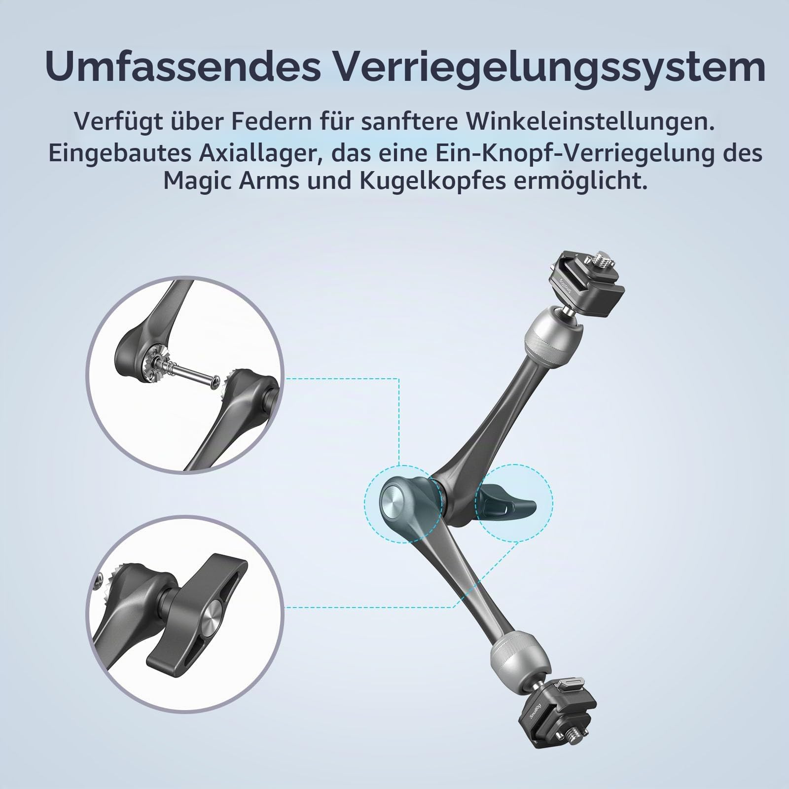 smallrig-4489-hawklock-h21-11-rosette-magic-arm-mit-schnellspannung image 6