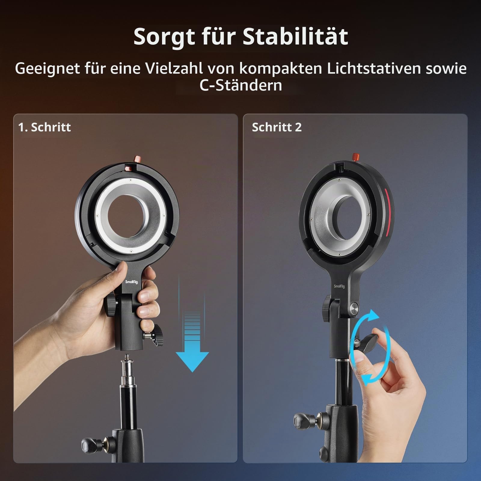 smallrig-bowens-mount-softbox-speed-ring-adapter-4476-f-r-rc-60b-max-1-5-kg image 7