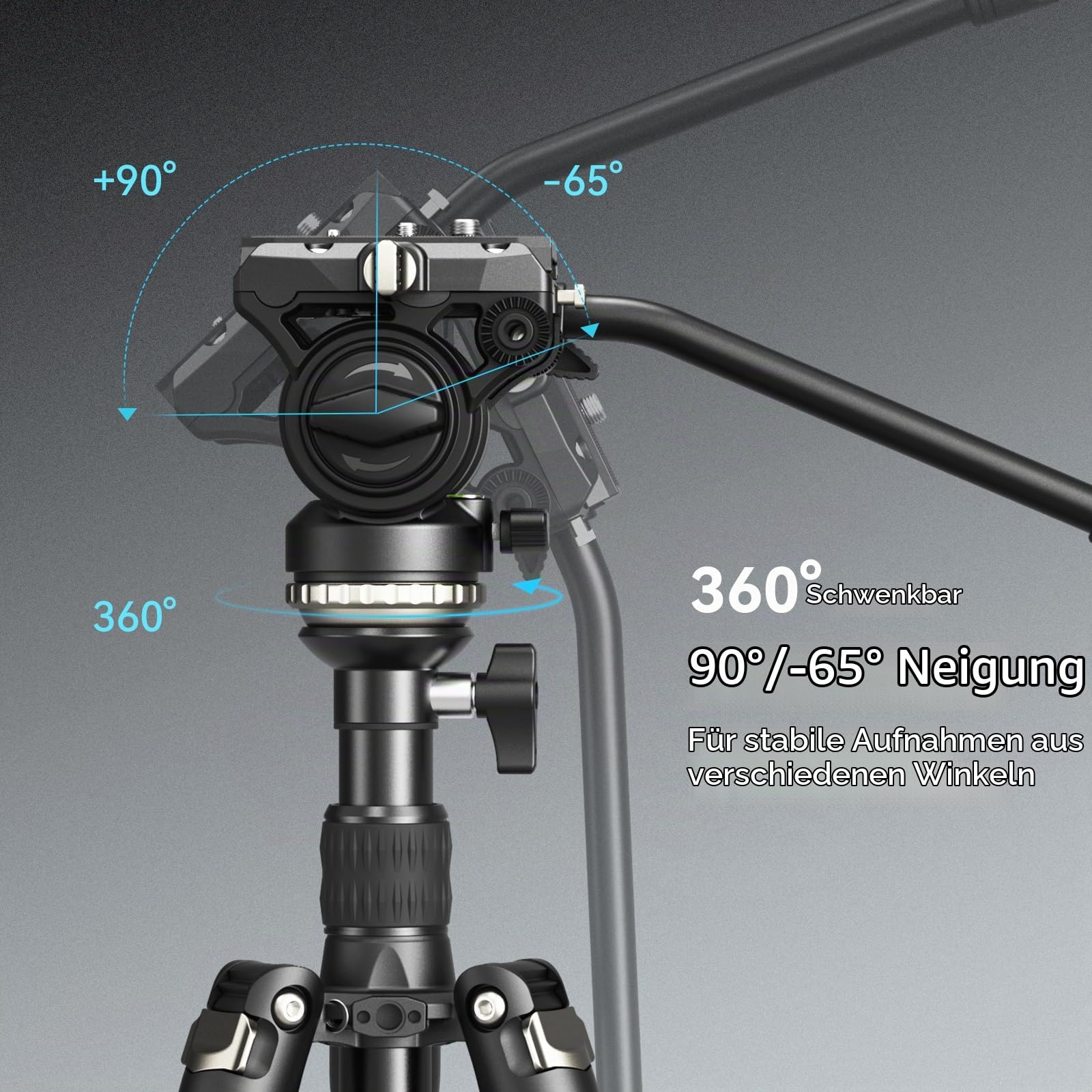 smallrig-ct210-videostativ-75-zoll-mit-fluidkopf-und-nivellierbasis-4475 image 4