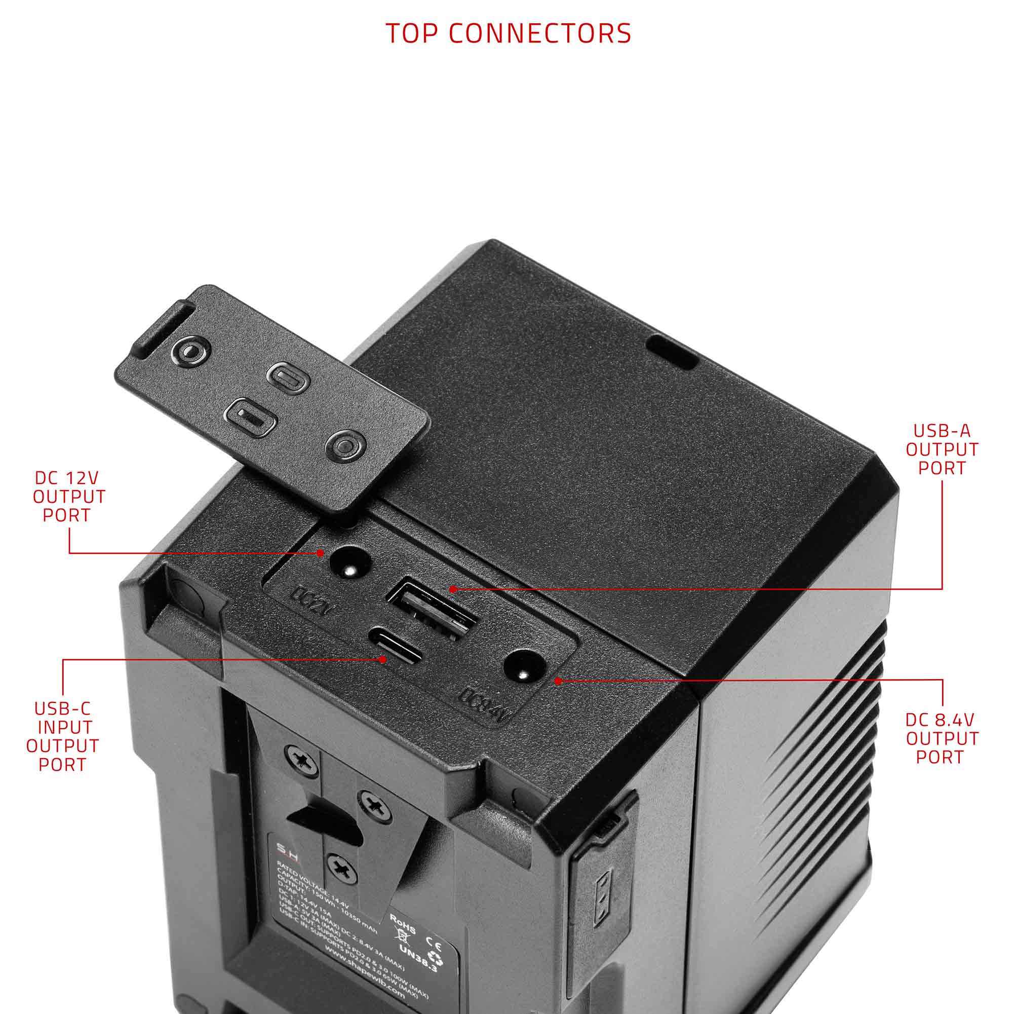 shape-mini-150-wh-v-mount-akku-full-play-mit-usb-c-input-output image 5