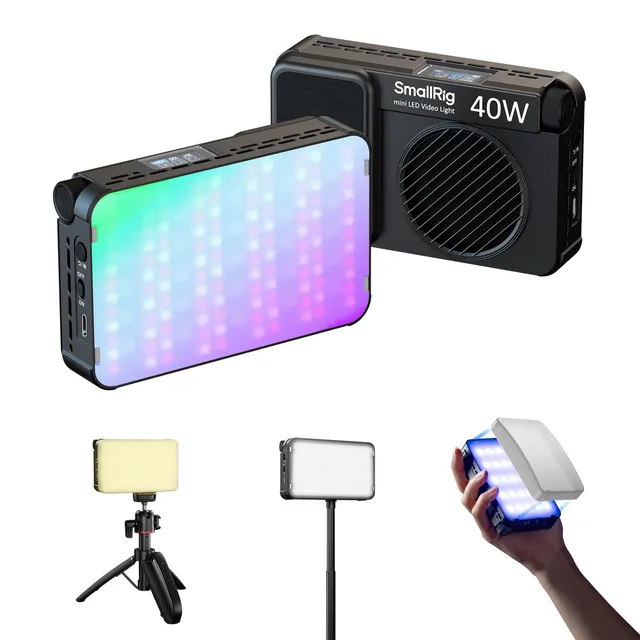 smallrig-5359-rm40c-mini-led-rgb-videoleuchte-40w-4800mah-cri-96 image 1