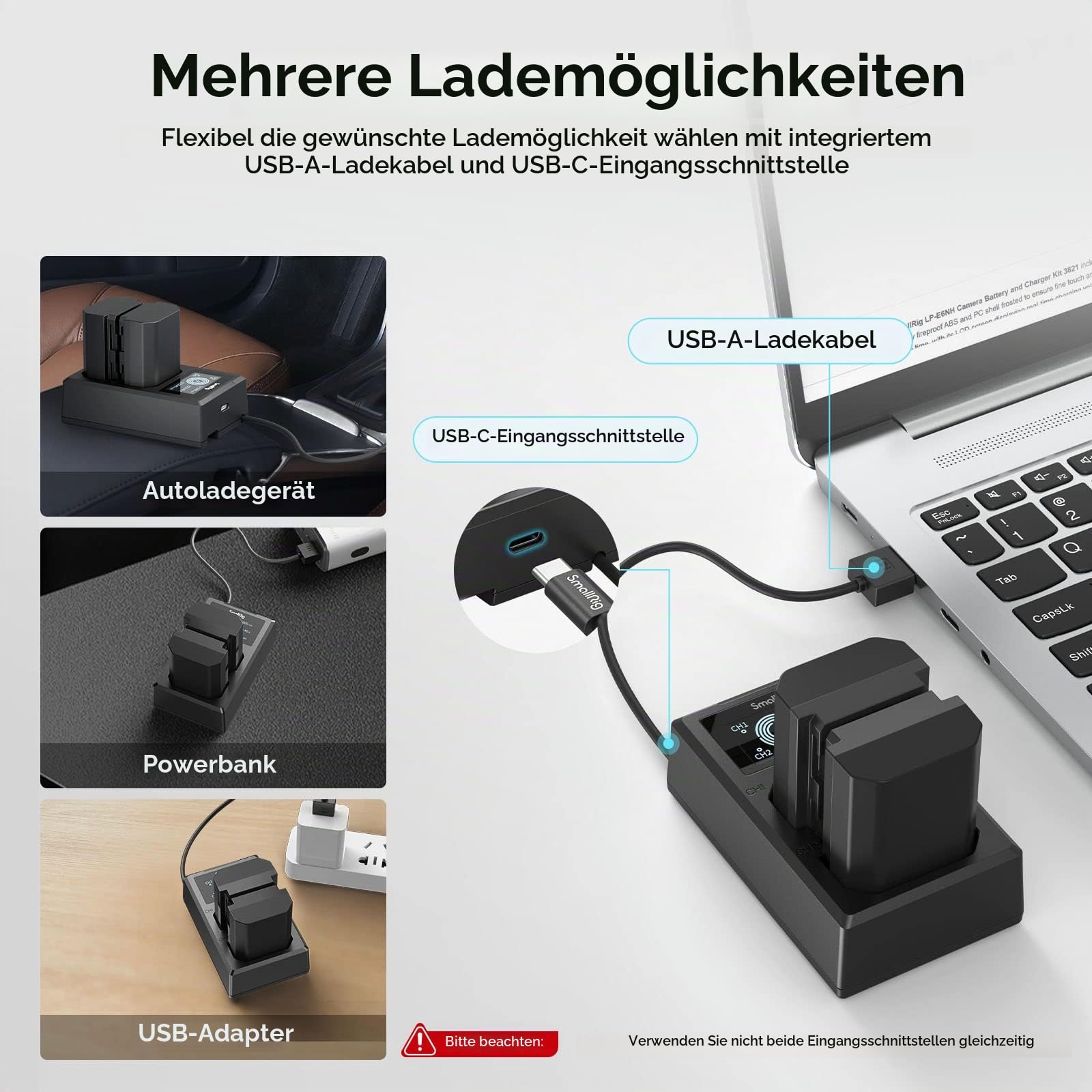 smallrig-np-fz100-akku-set-2x-2040mah-lcd-dual-ladeger-t-f-r-sony-3824b image 6