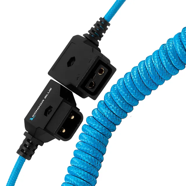 kondor-blue-d-tap-extension-kabel-male-to-female-spiralkabel-16-36 image 1