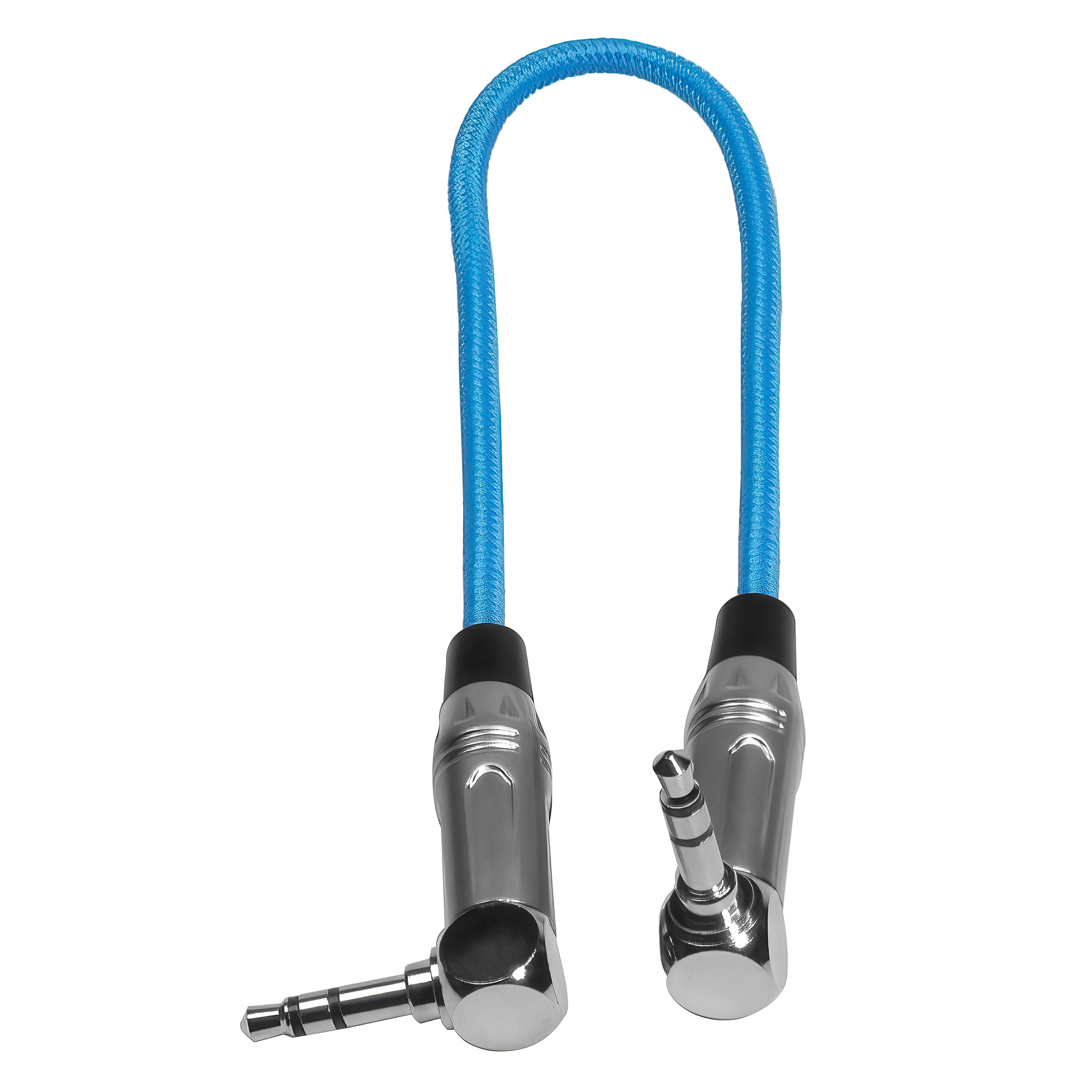 kondor-blue-timecode-audiokabel-3-5mm-rechtwinklig-10-25cm image 2