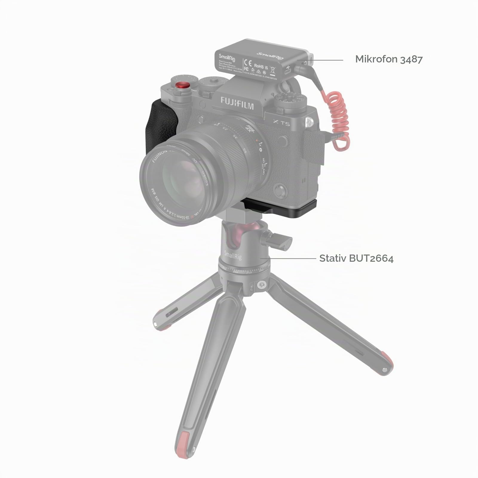 smallrig-x-t5-l-bracket-grip-f-r-fujifilm-x-t5-arca-schwarz-4260 image 6