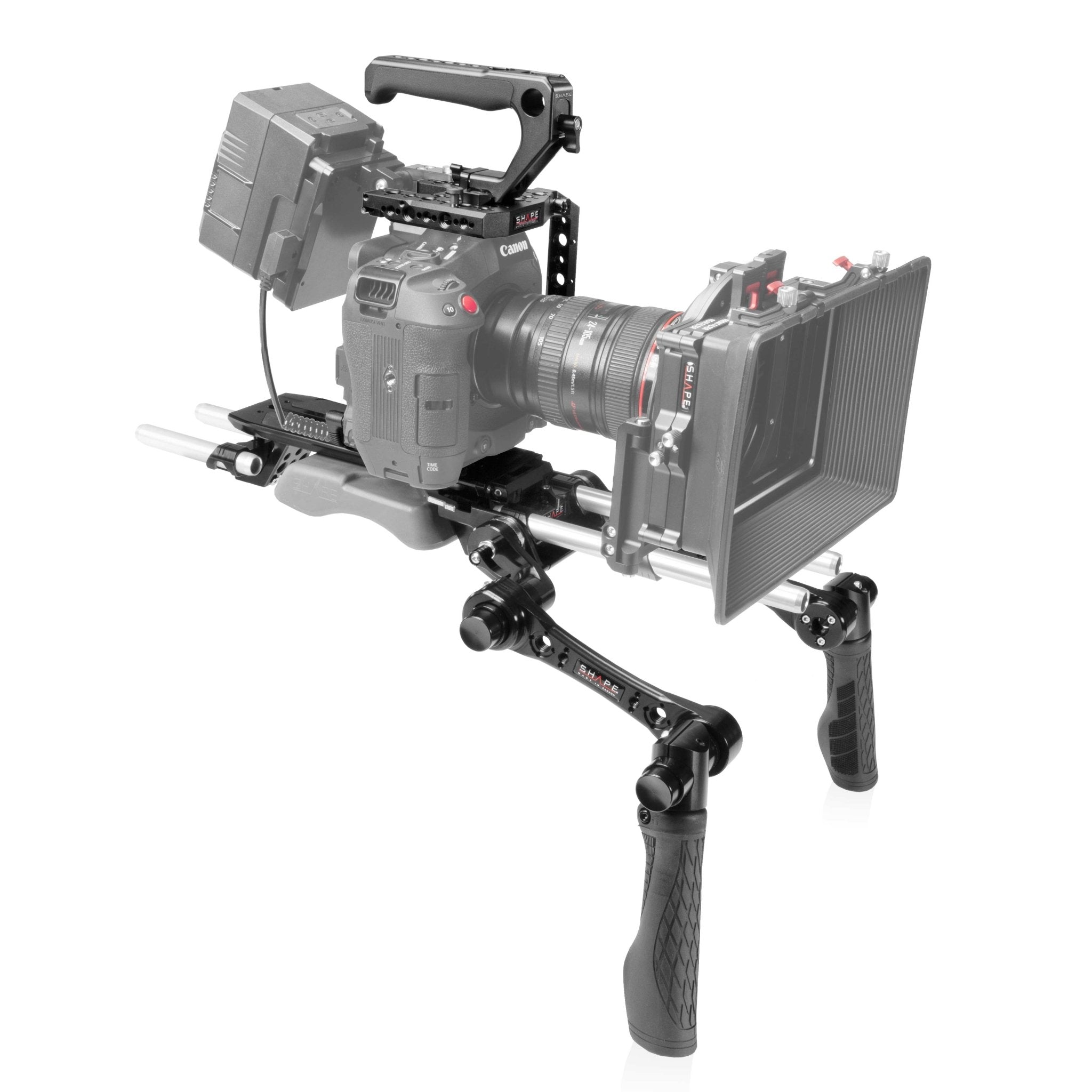 shape-baseplate-cage-mit-griffen-und-nato-seitenarm-f-r-canon-eos-c80 image 4