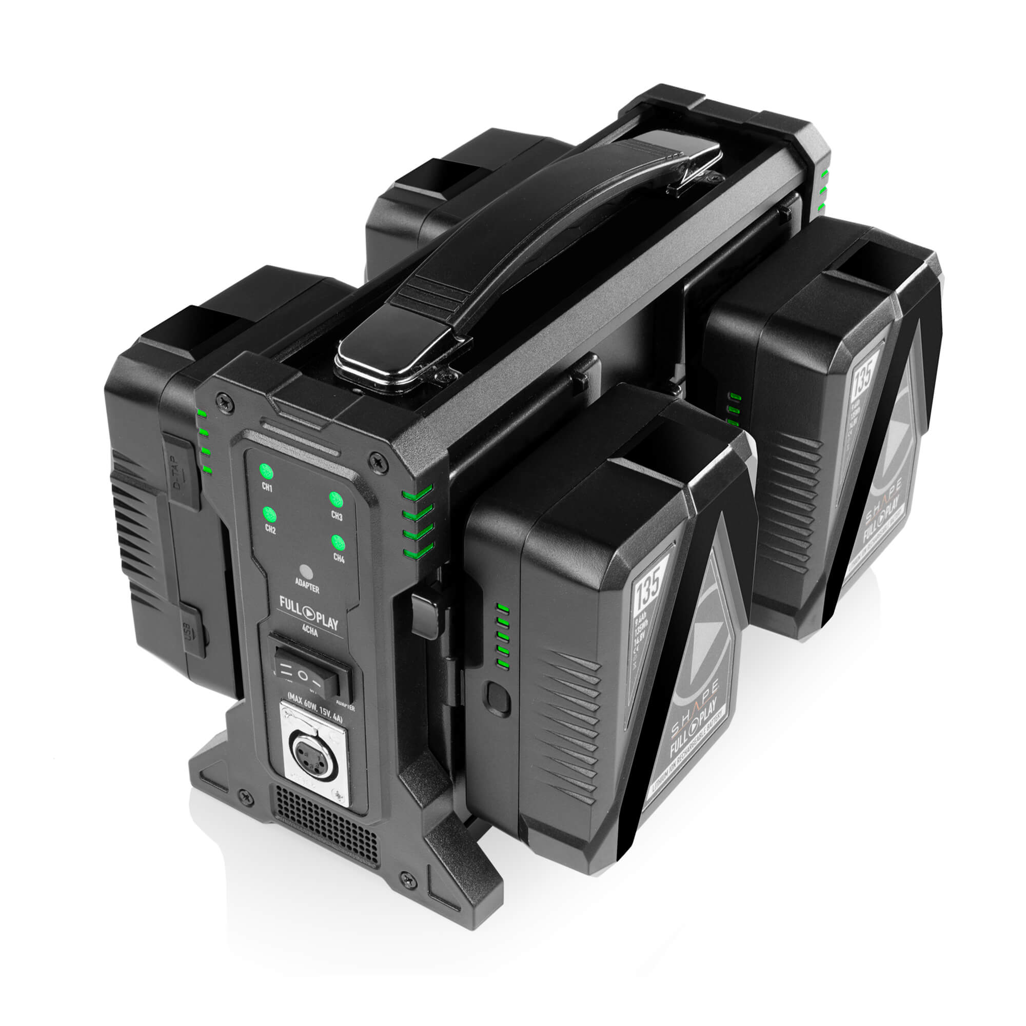 shape-full-play-intelligent-4-channel-v-mount-battery-charger-3a-dc-netzteil image 5