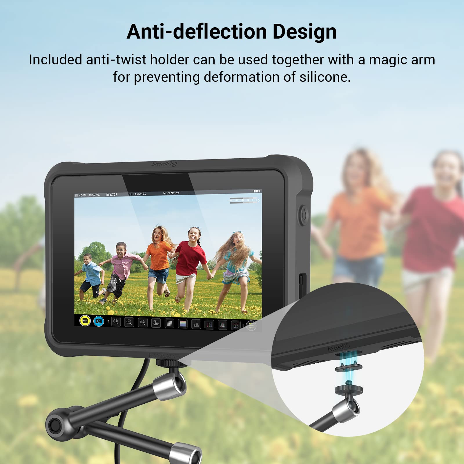 smallrig-3454-silikon-schutzh-lle-f-r-atomos-shinobi-7-mit-displayschutz image 4