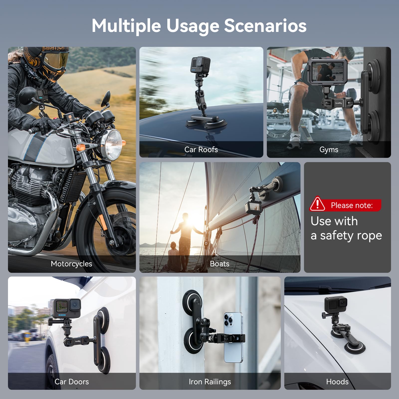 smallrig-4467-2-in-1-dual-magnet-saugnapfhalterung-f-r-action-kameras-mit-magic- image 6