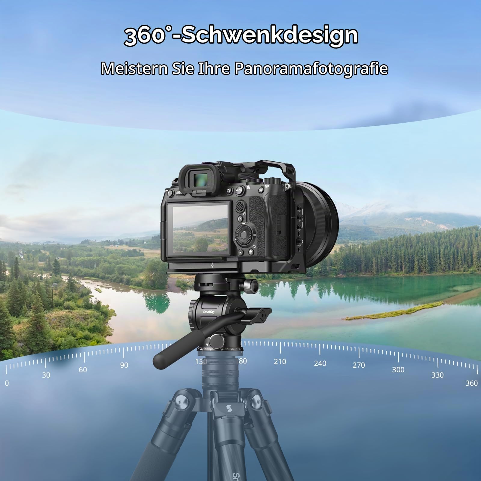 smallrig-4936-ch3-video-head-mount-plate-fluid-videokopf-mit-arca-platte-f-r-sta image 5