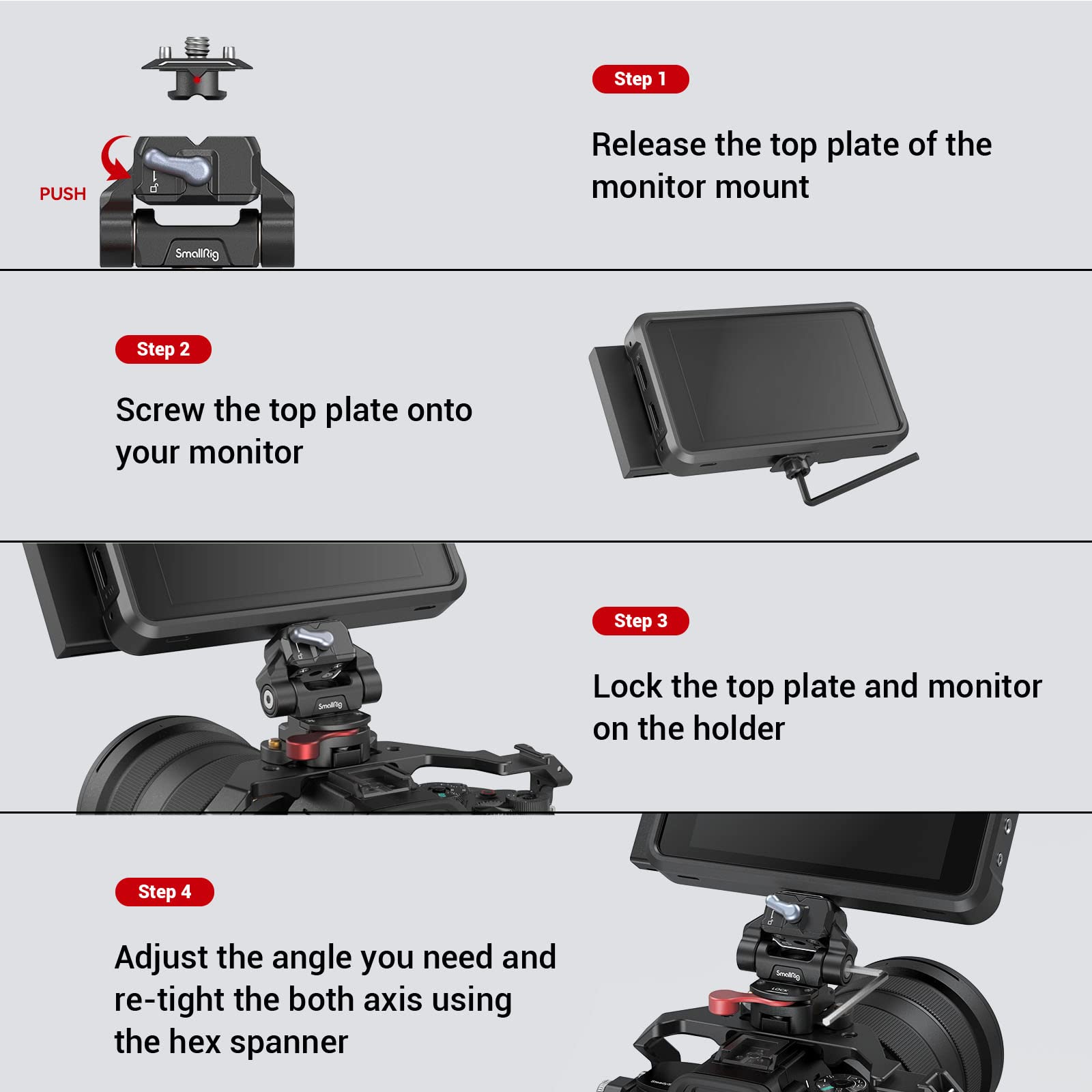 smallrig-3601-hawklock-mini-monitorhalterung-mit-nato-klemme-1-5-kg-360-drehbar image 5