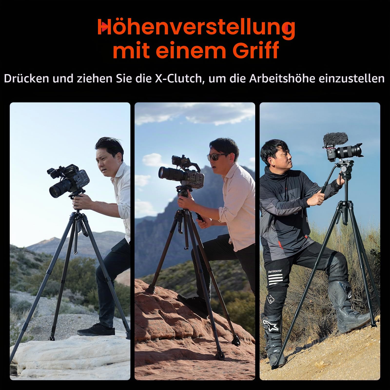 smallrig-x-potato-jet-tribex-5755-carbon-stativ-mit-fluidkopf-6-kg-und-x-clutch- image 3