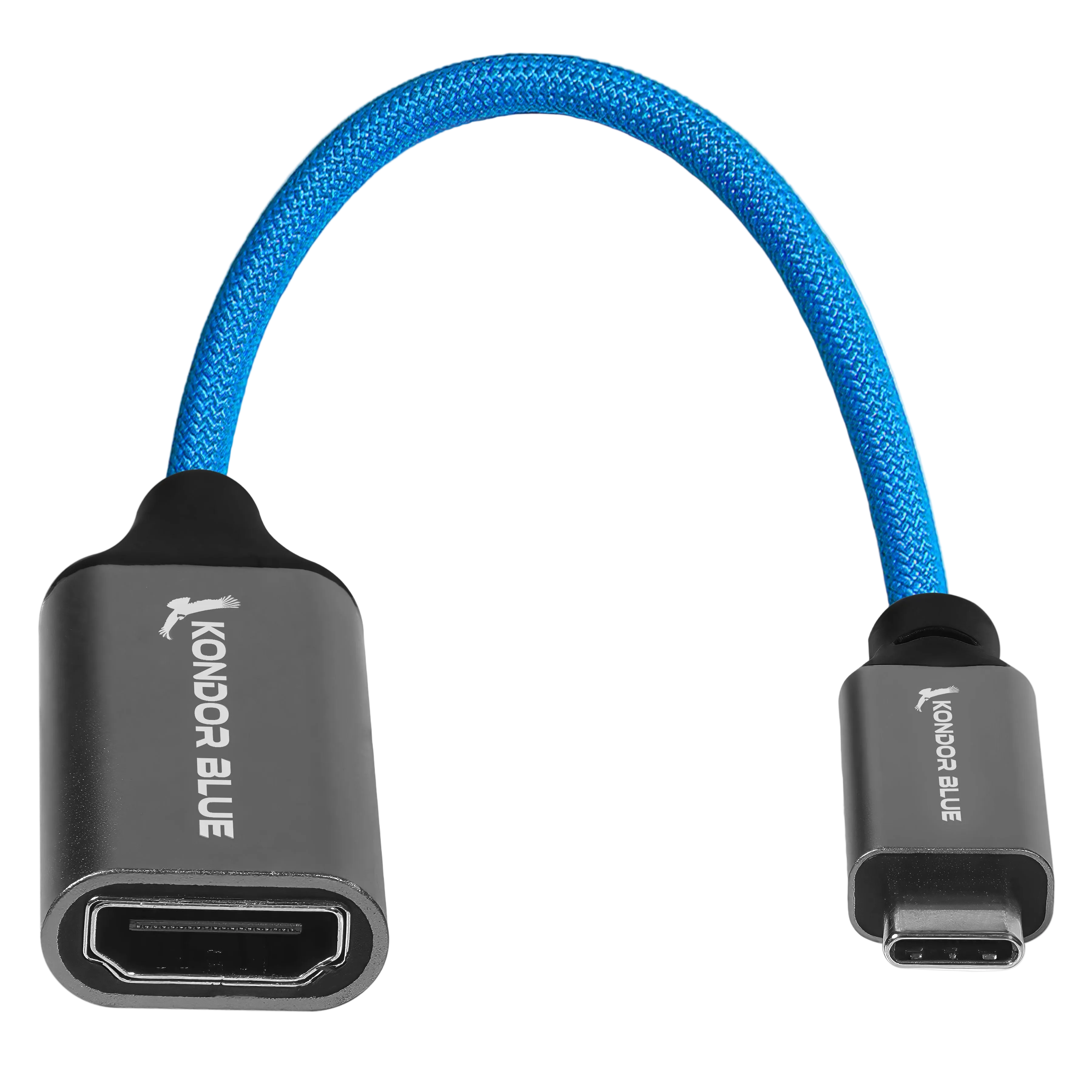 kondor-blue-usb-c-auf-hdmi-female-adapter-display-kabel-f-r-monitore image 1
