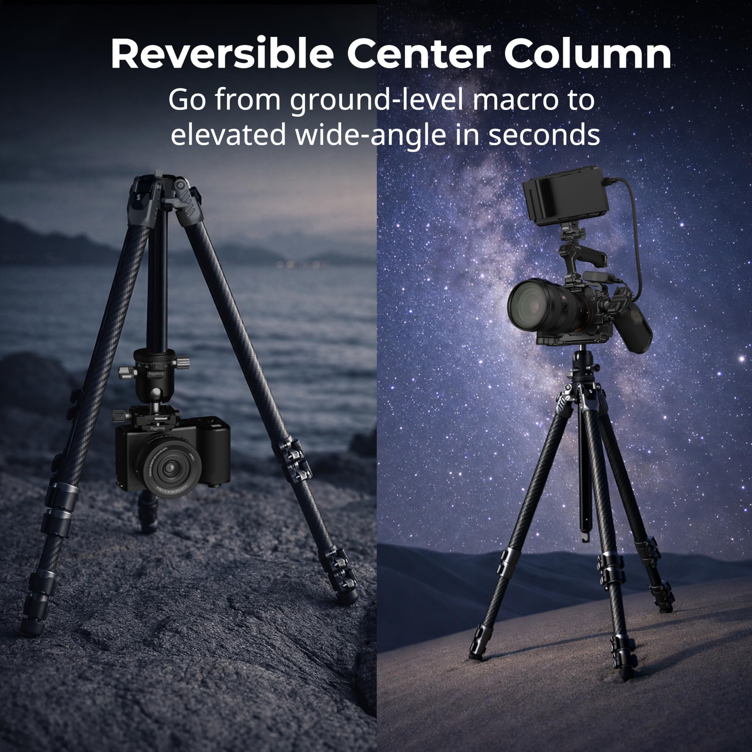 smallrig-5478-carbon-reisestativ-160-cm-mit-360-kugelkopf-5-kg image 7