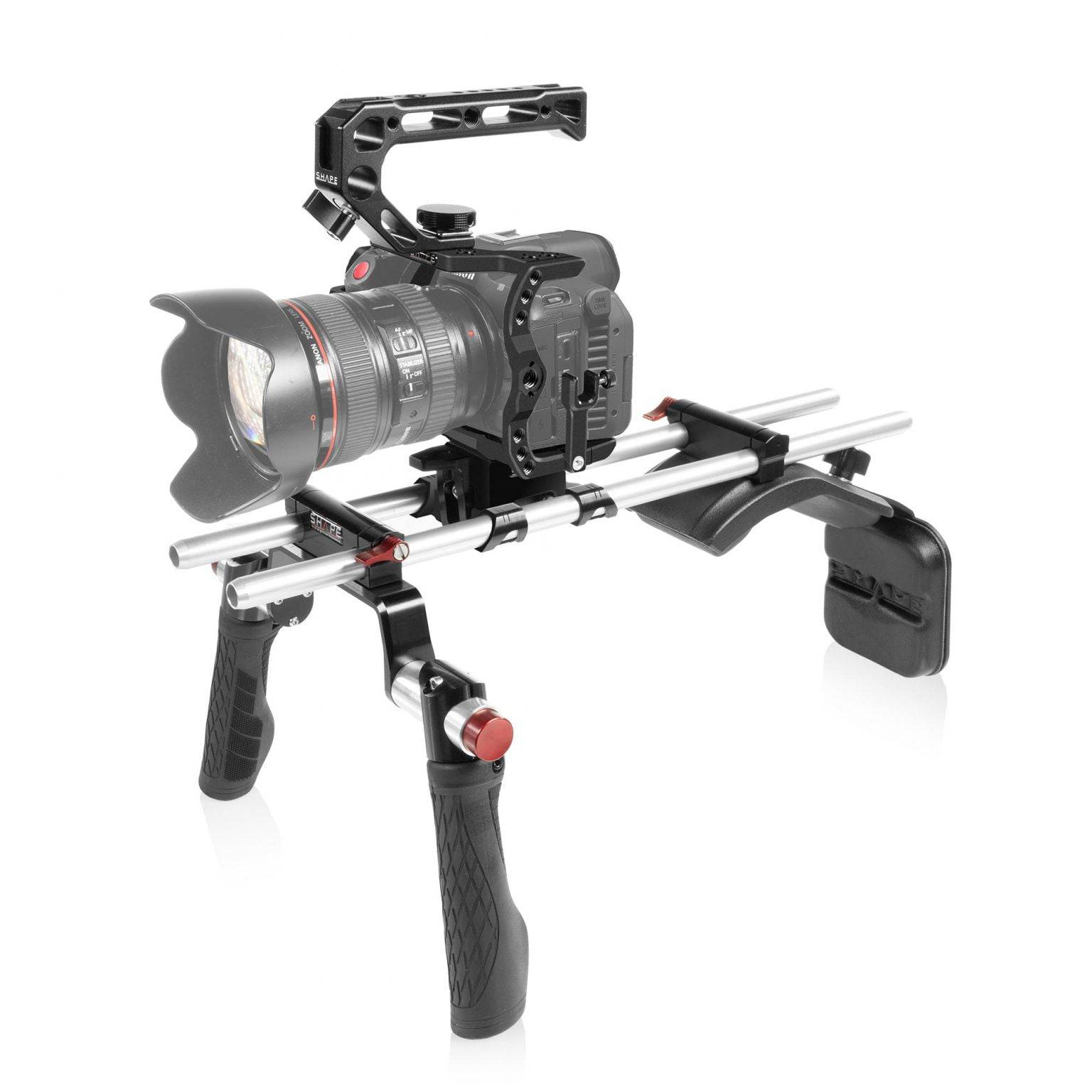 shape-shoulder-mount-f-r-canon-r5c-r5-r6-schulter-rig-kit-mit-cage image 1