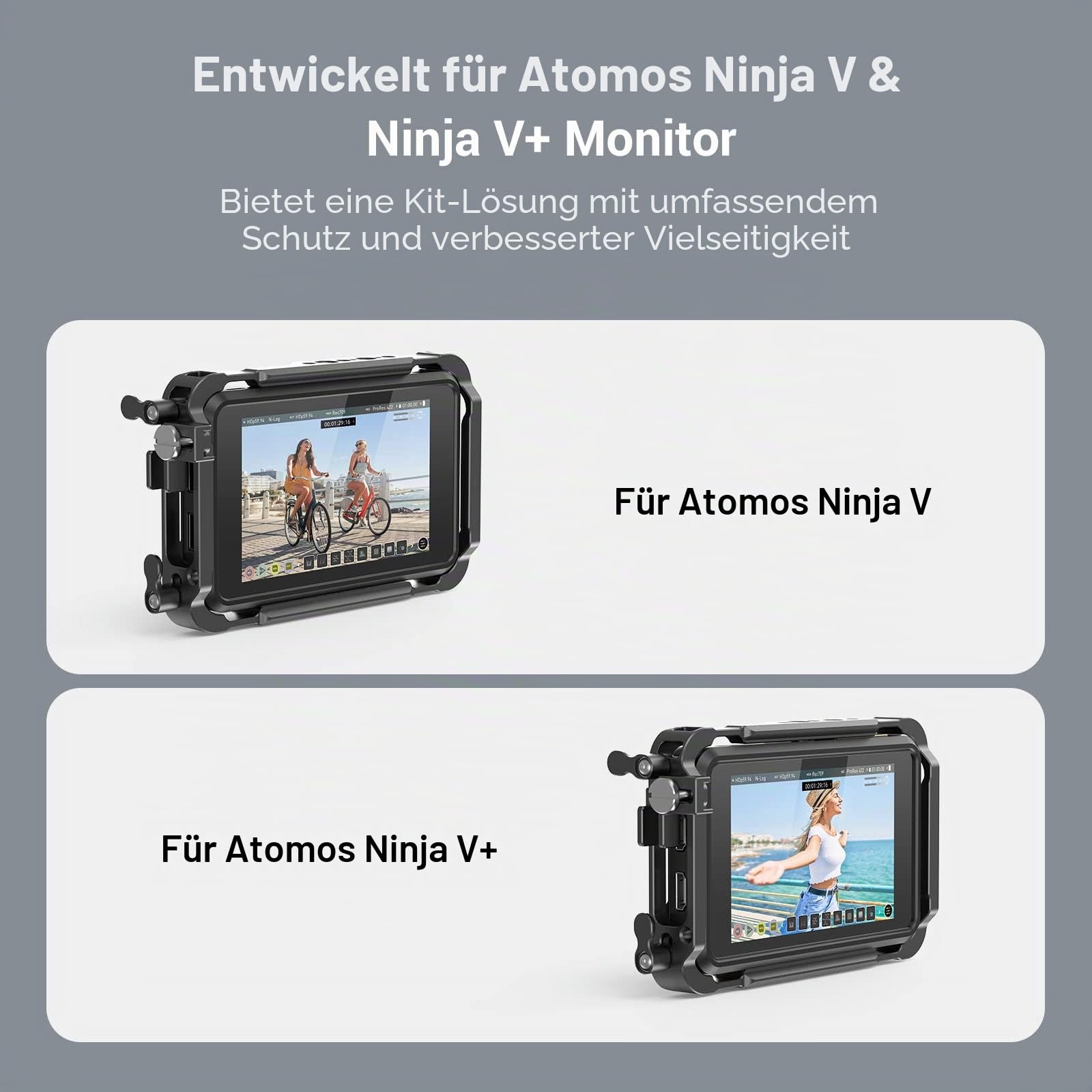 smallrig-cage-kit-3788b-f-r-atomos-ninja-serie-monitor-k-fig-mit-sunhood-und-hdm image 2