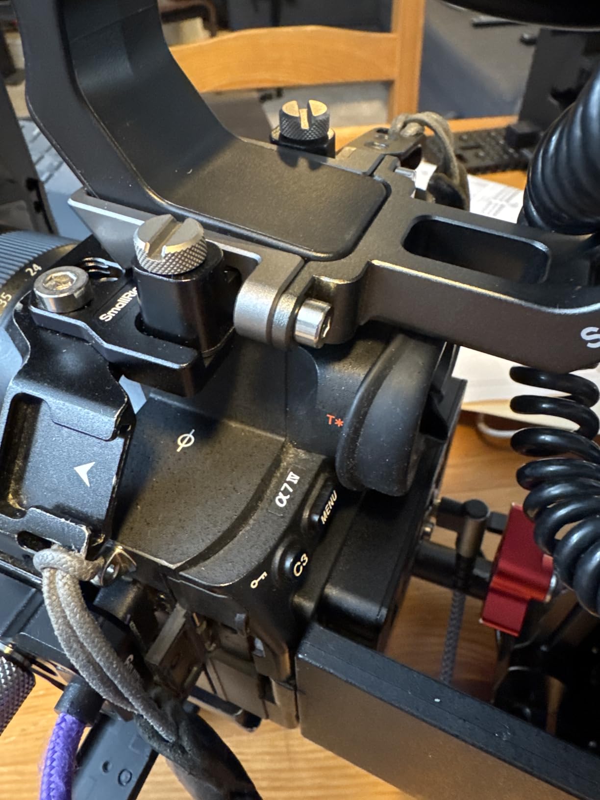 Endlich Platz für den XLR-Griff