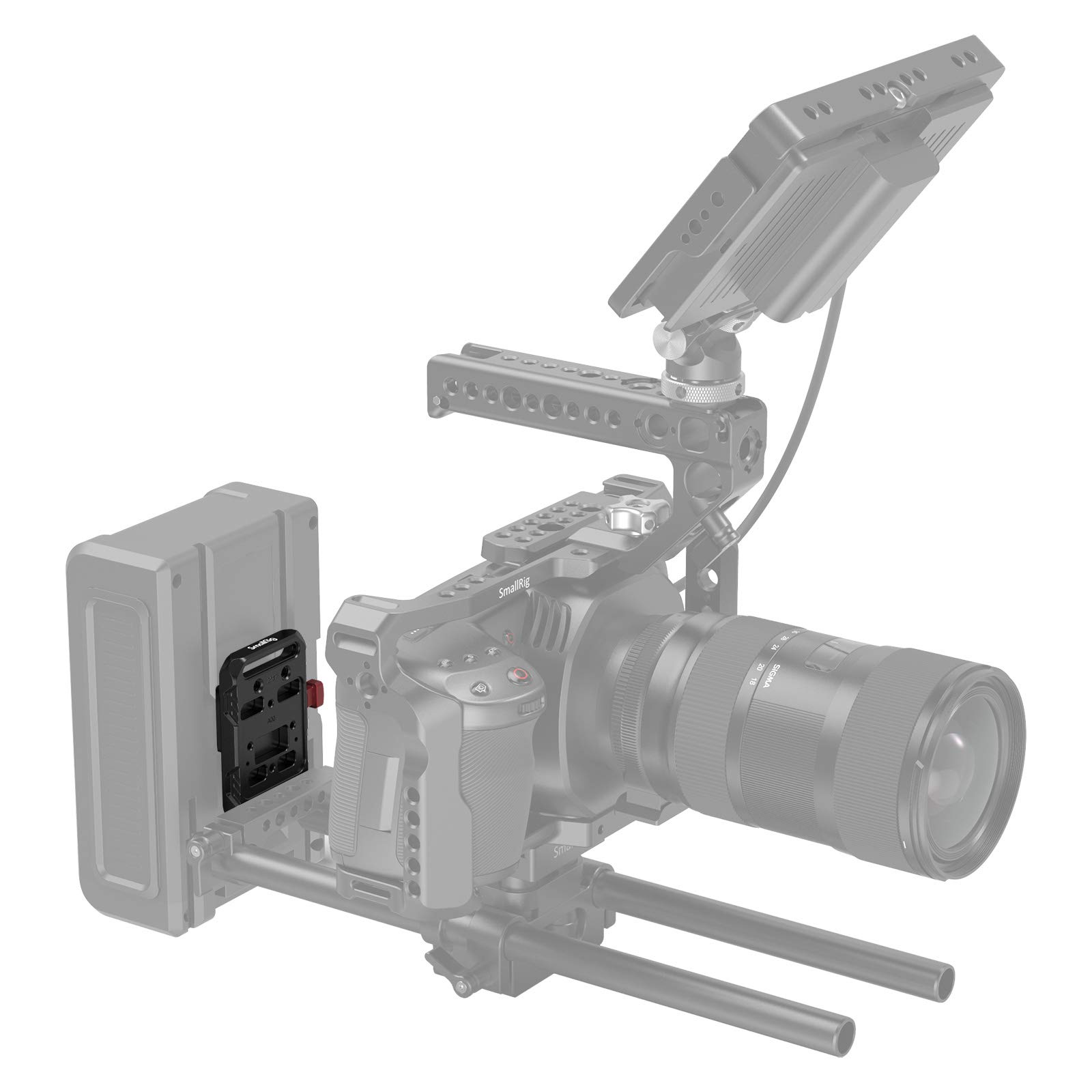 smallrig-2987-mini-v-mount-batterieplatte-akkuhalterung-aus-aluminium-63-g image 8