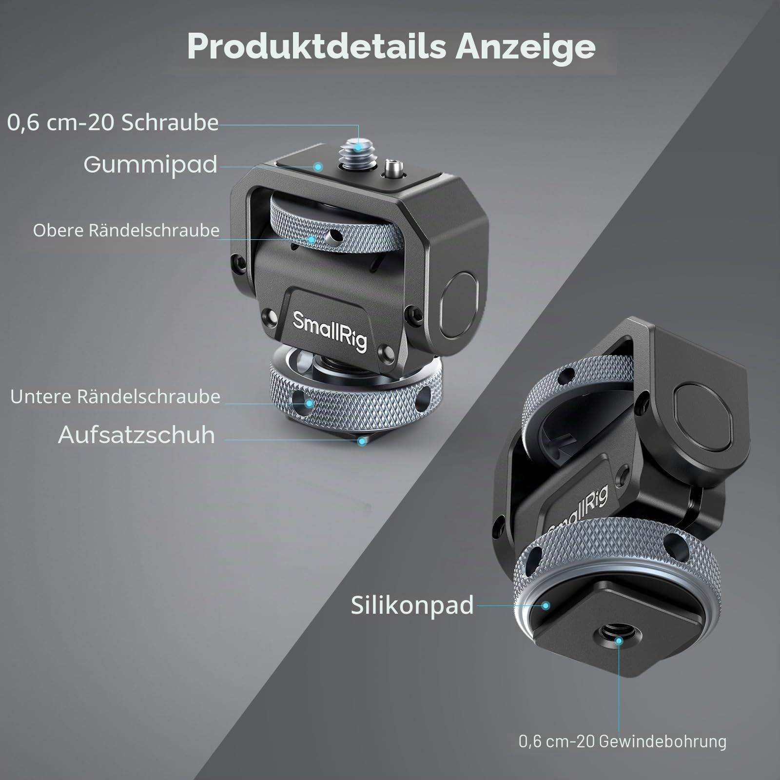 smallrig-3809b-kamera-monitorhalterung-lite-mit-blitzschuh image 7