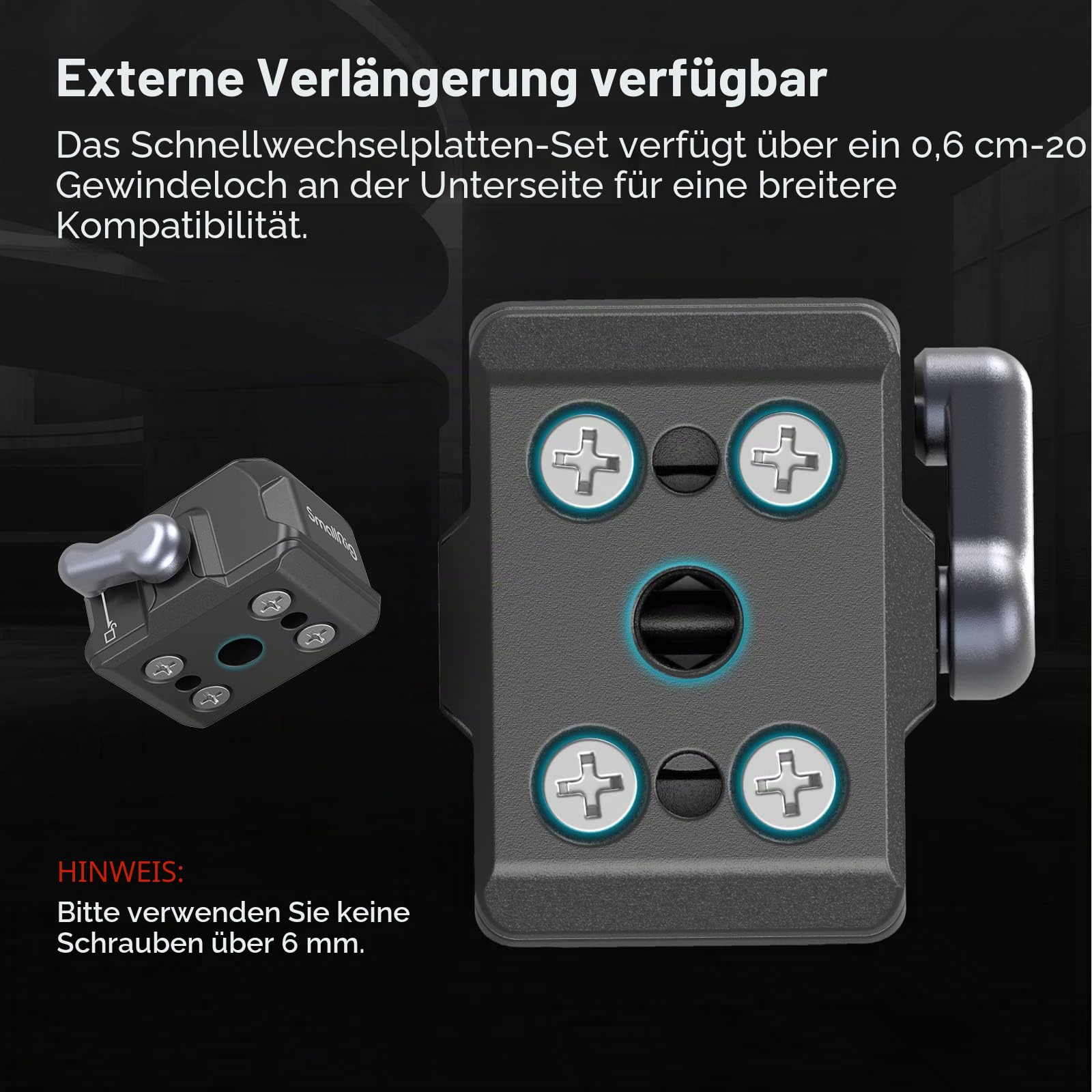 smallrig-3513c-hawklock-mini-schnellwechselplatte-drop-in-qr-set-mit-1-4-schraub image 6