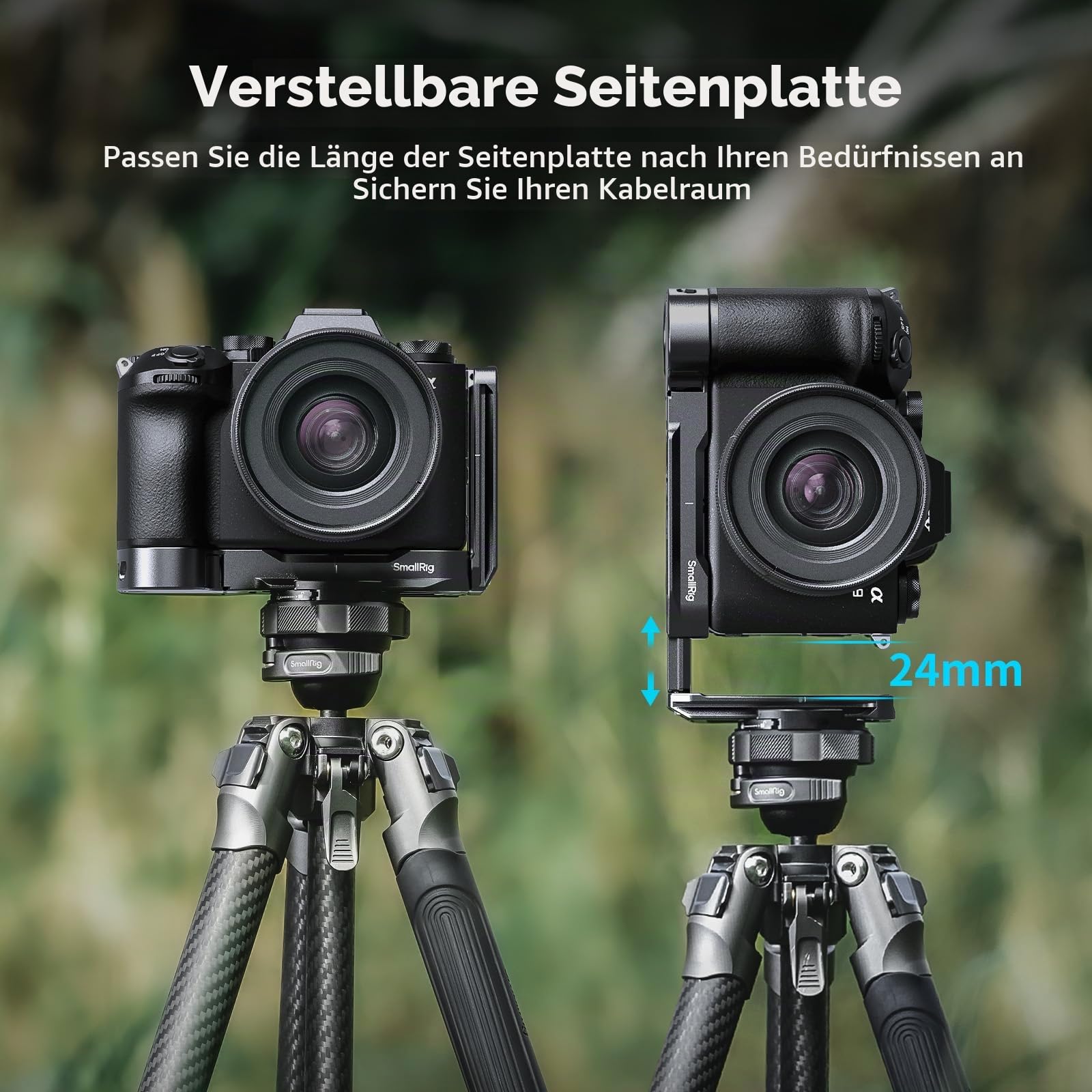 smallrig-l-bracket-5188-f-r-sony-alpha-1-ii-9-iii-mit-arca-platte-und-airtag-slo image 3