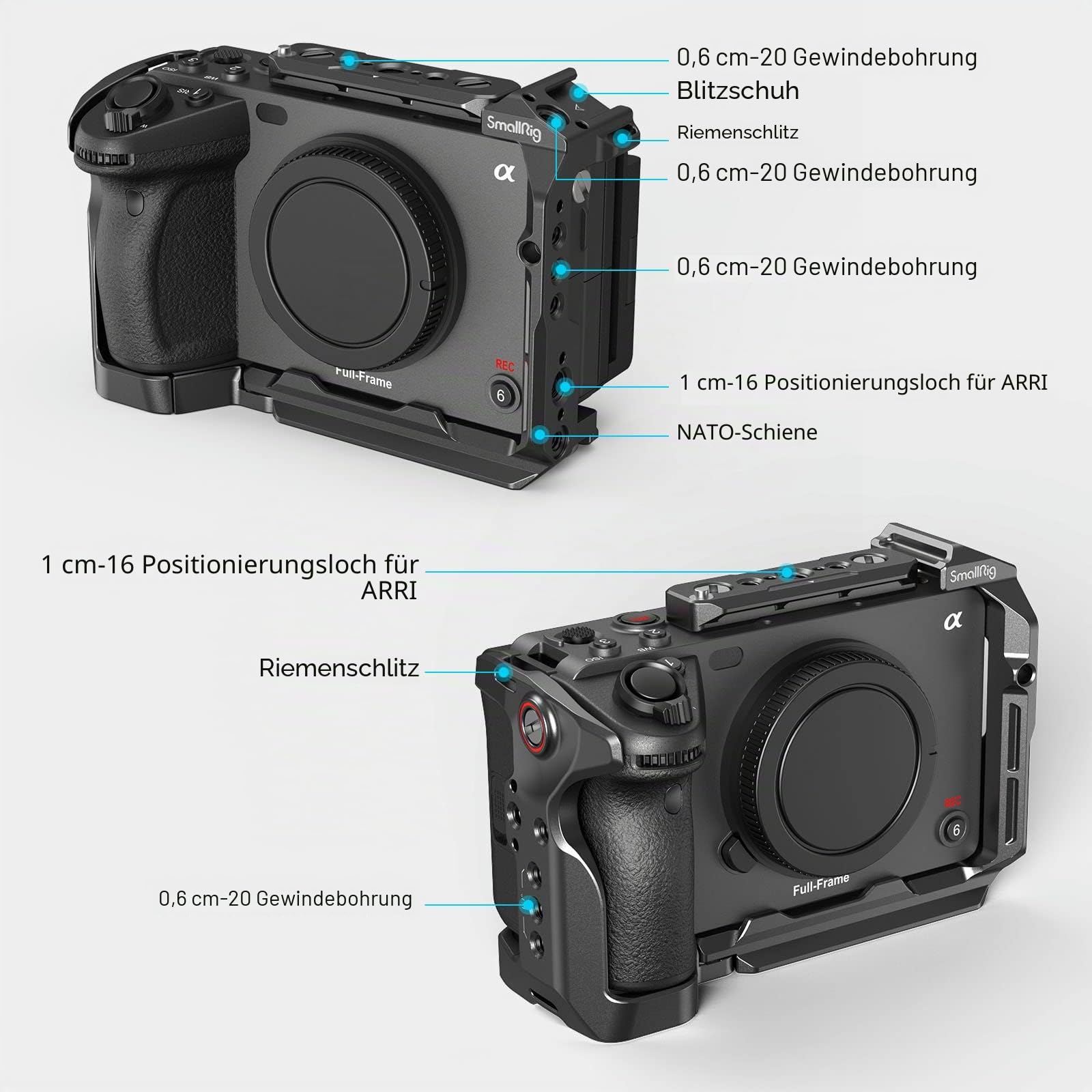 smallrig-handheld-cage-kit-f-r-sony-fx30-fx3-classic-bright-black-4184 image 3