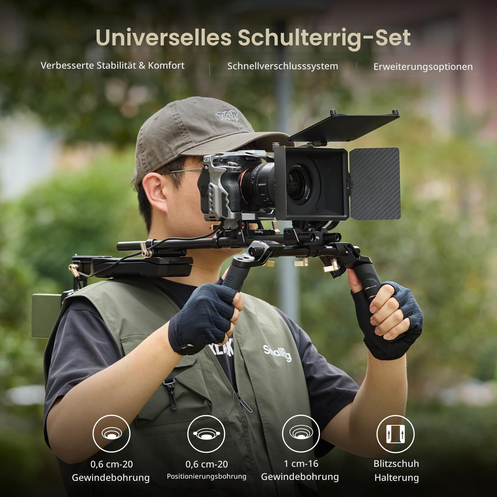 smallrig-schulter-rig-kit-4480b-klassik-mit-doppelgriff-und-15mm-stangen image 2