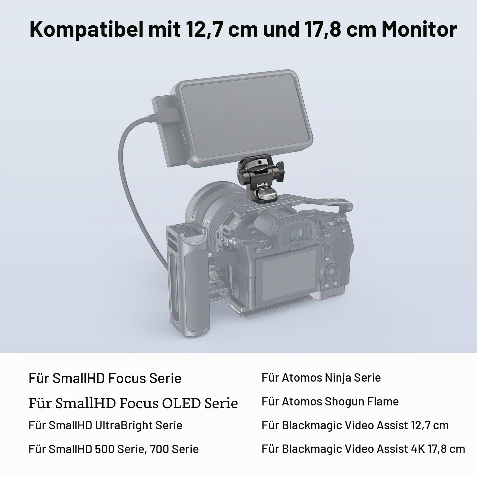 smallrig-monitor-mount-2903b-mit-3-8-arri-schraube-f-r-5-und-7-monitore image 5