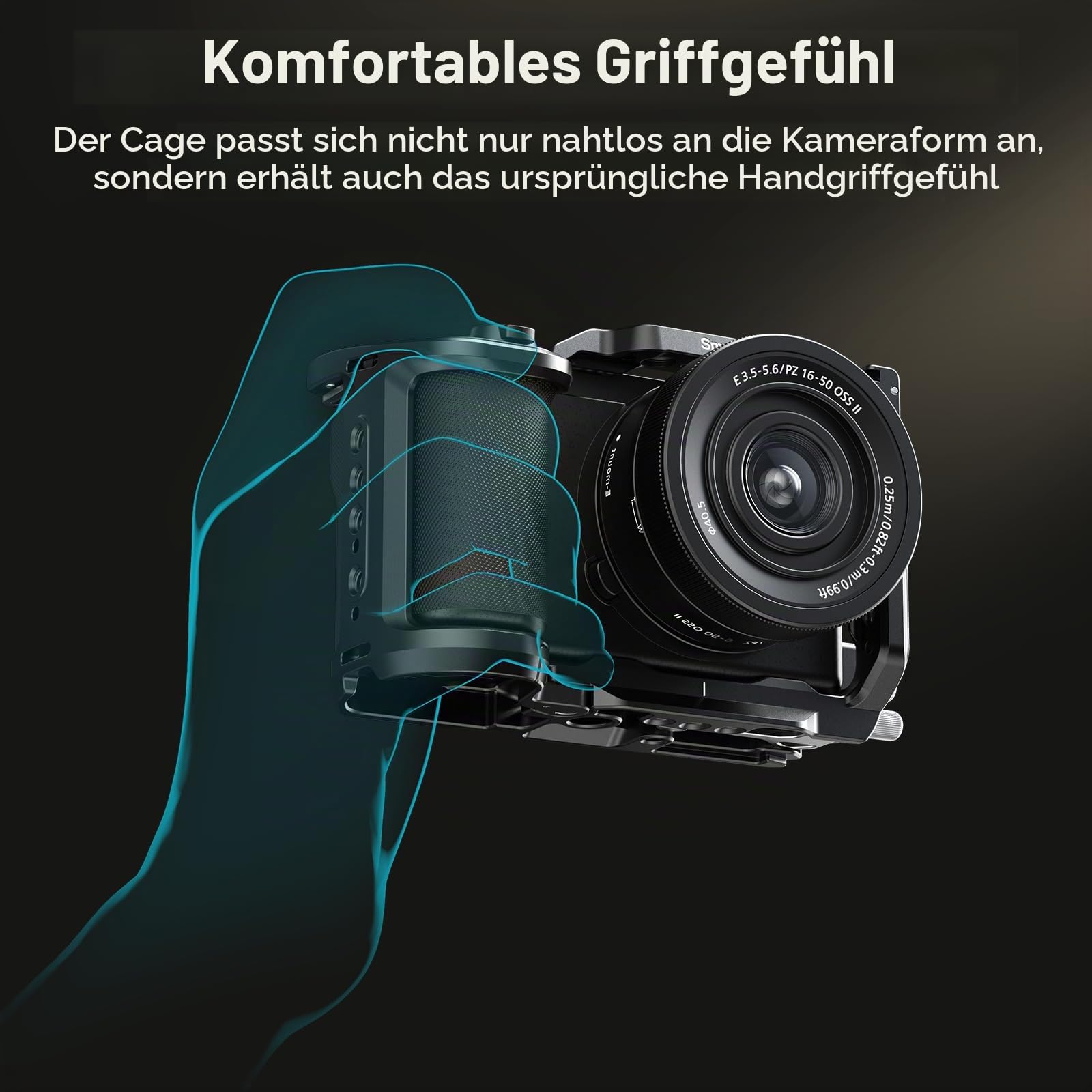 smallrig-zv-e10-ii-cage-kit-4867-f-r-sony-alpha-zv-e10-ii-mit-hdmi-kabelklemme-u image 4