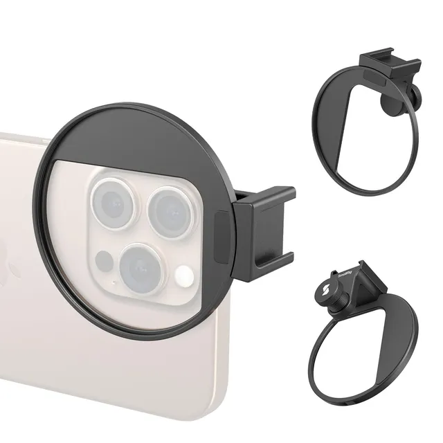 smallrig-5174-universal-filteradapter-67mm-mit-klemme-und-blitzschuh-f-r-smartph image 1