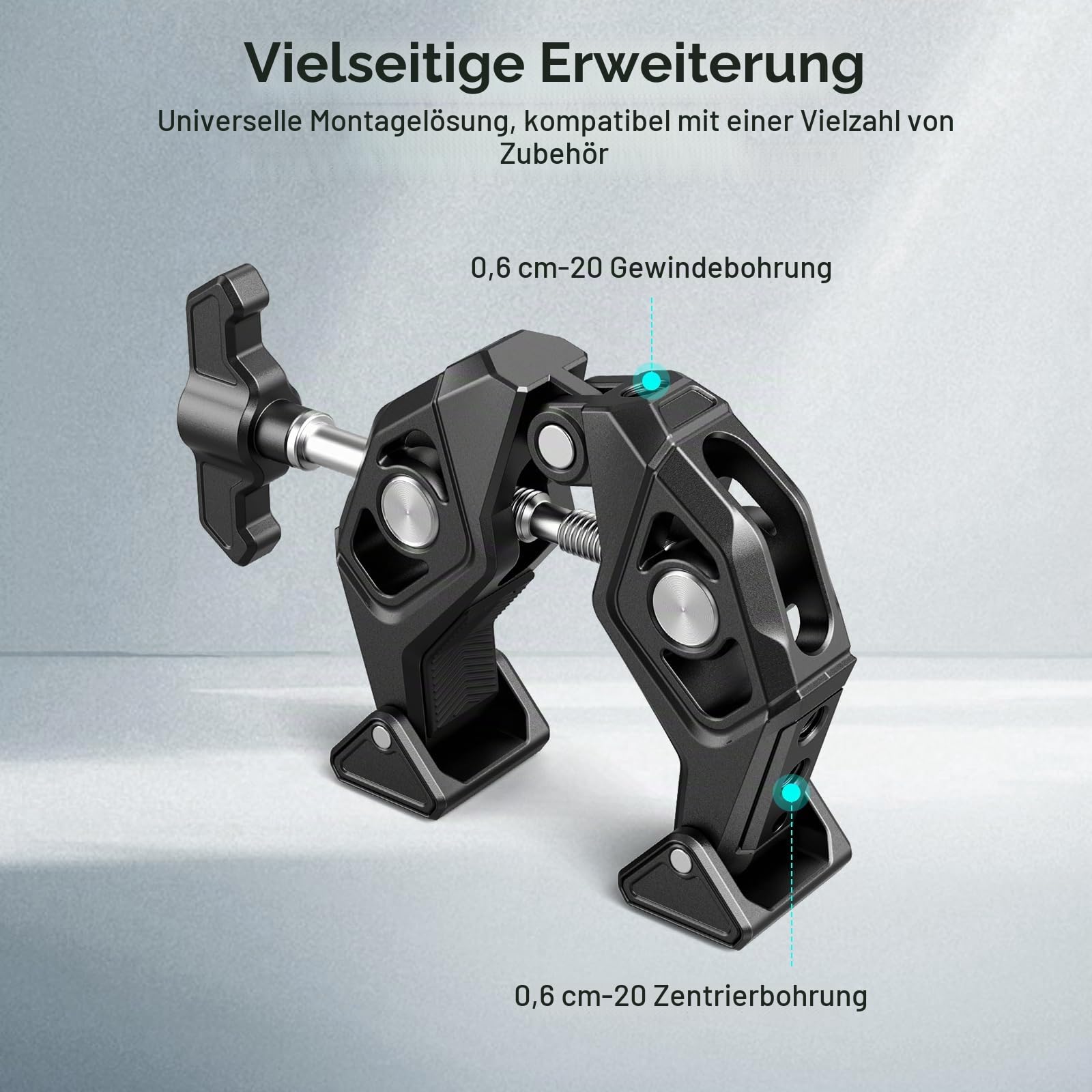 smallrig-5319-super-clamp-krabbenklemme-mit-1-4-20-gewinde-bis-50-mm image 4