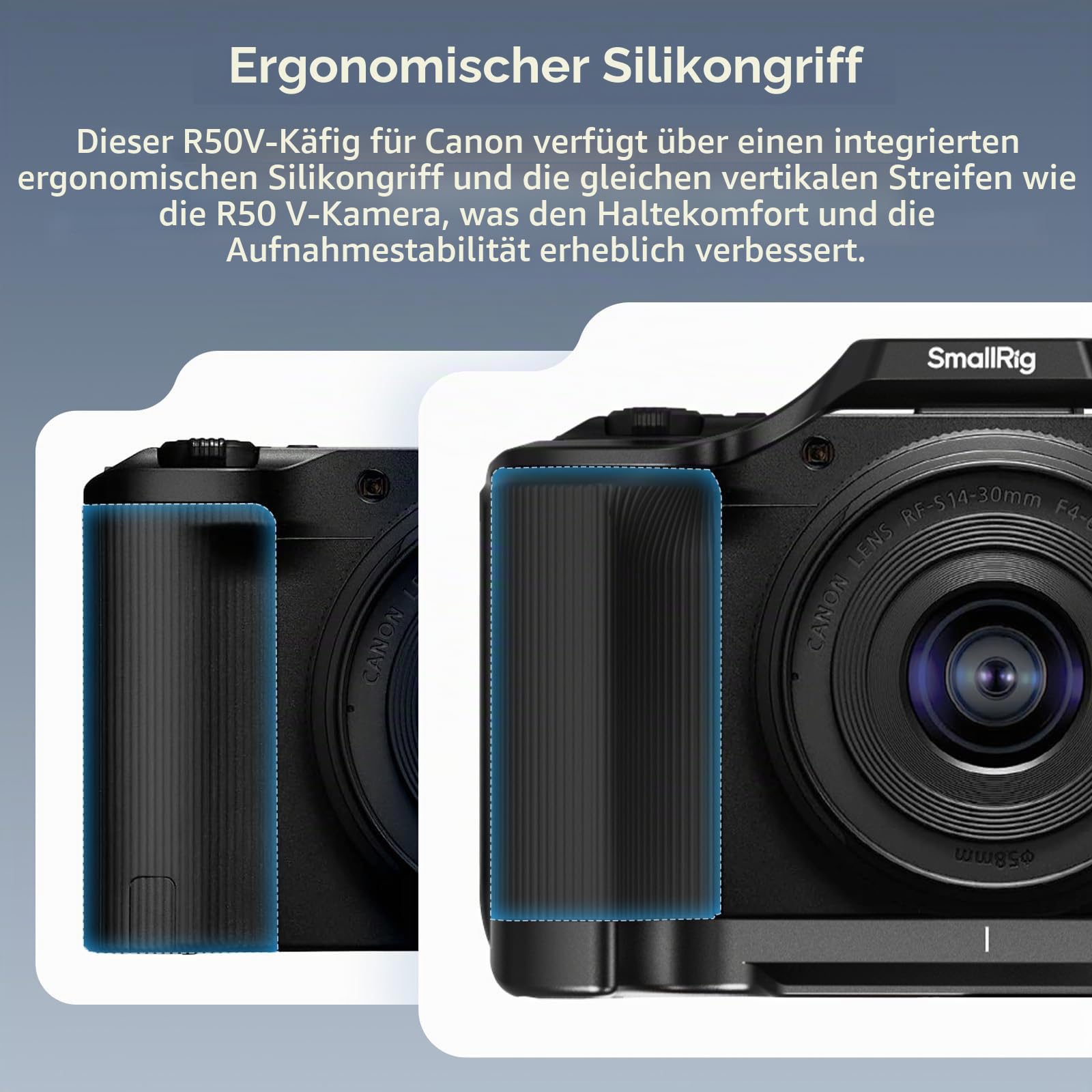 smallrig-r50-v-kamerak-fig-5427-f-r-canon-r50v-mit-silikongriff-arca image 3