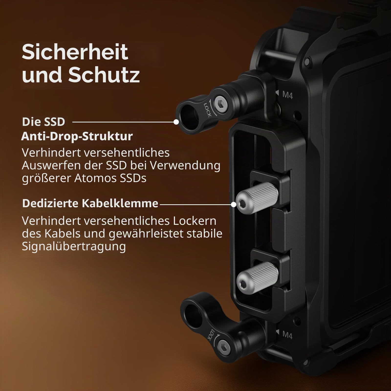 smallrig-2209-monitor-cage-f-r-atomos-ninja-v-mit-hdmi-klemme-und-ssd-sicherung image 6