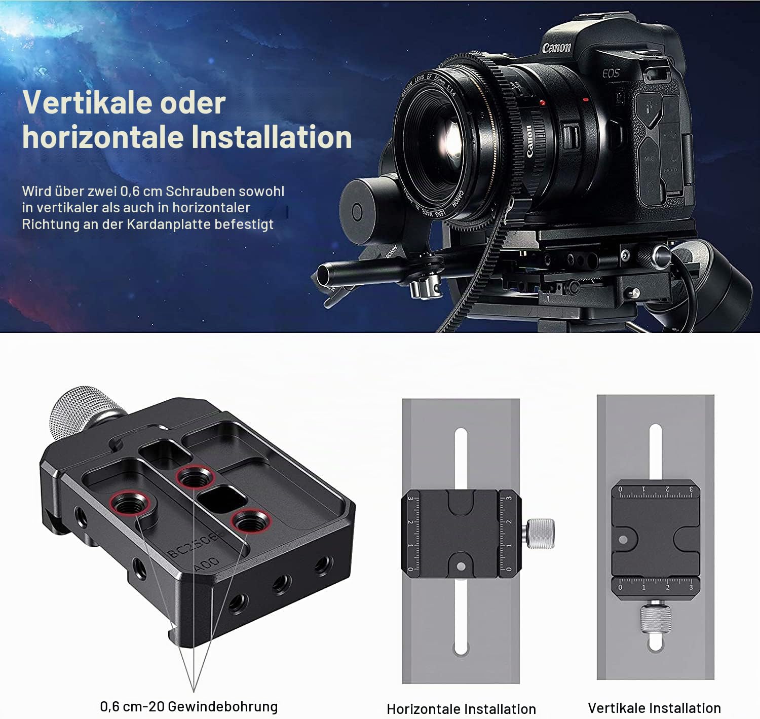 smallrig-2506b-arca-schnellspanner-klemme-f-r-dji-ronin-s-sc-und-zhiyun-gimbals image 5