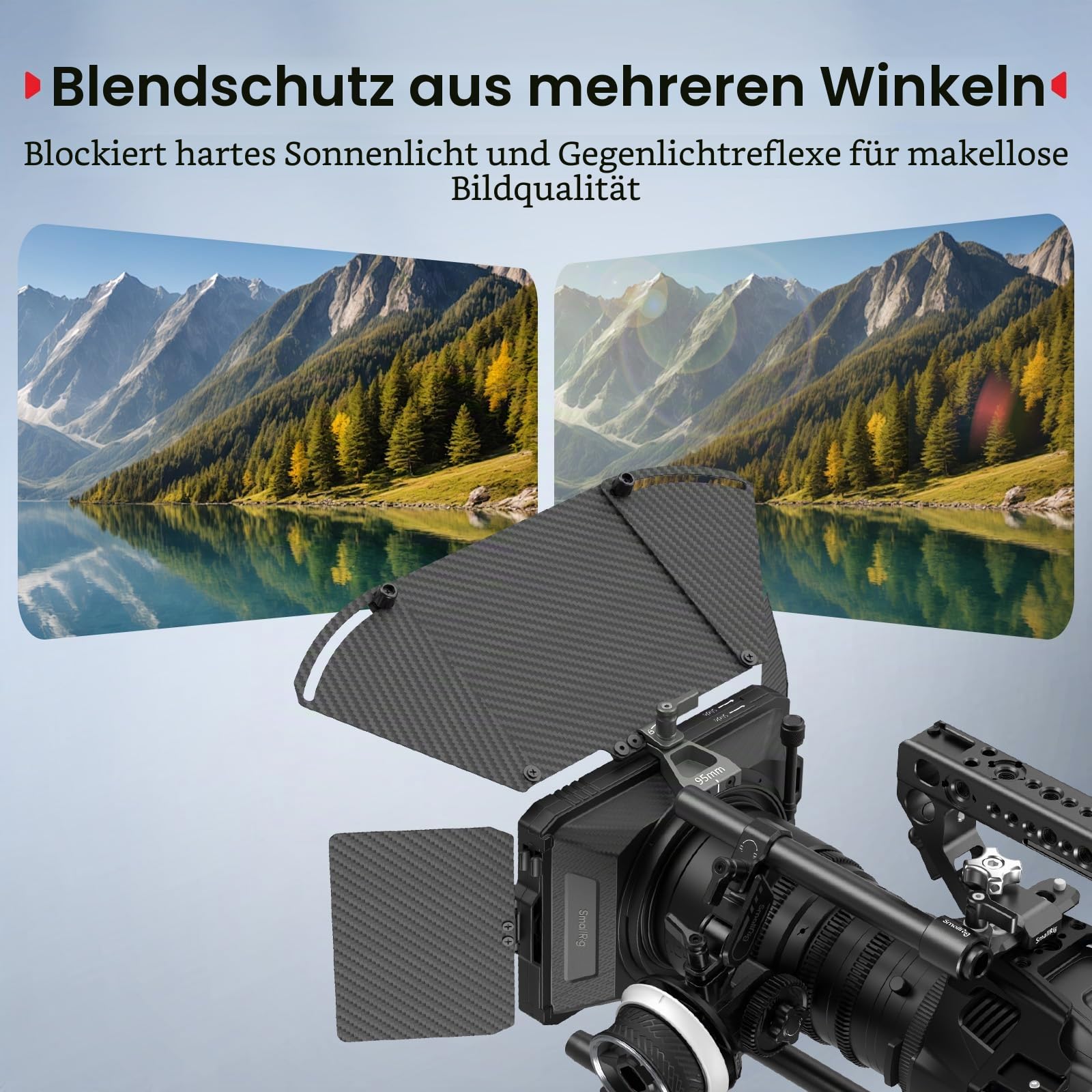 smallrig-3680b-mini-matte-box-pro-flag-kit-mattebox-mit-2x-4x5-65-filterrahmen-u image 2