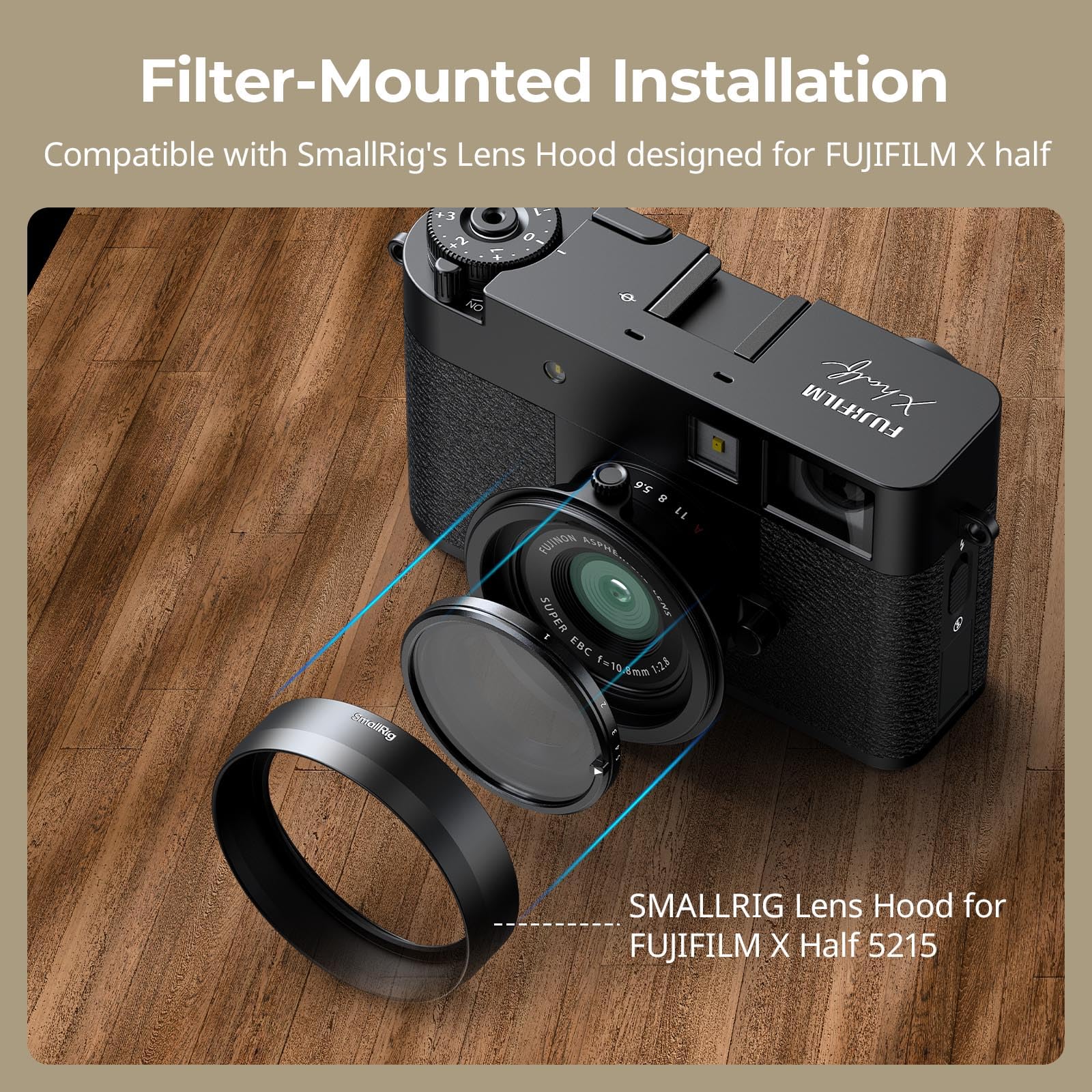smallrig-magnetischer-vnd-filter-nd2-nd32-f-r-fujifilm-x-half-schwarz-5225 image 7