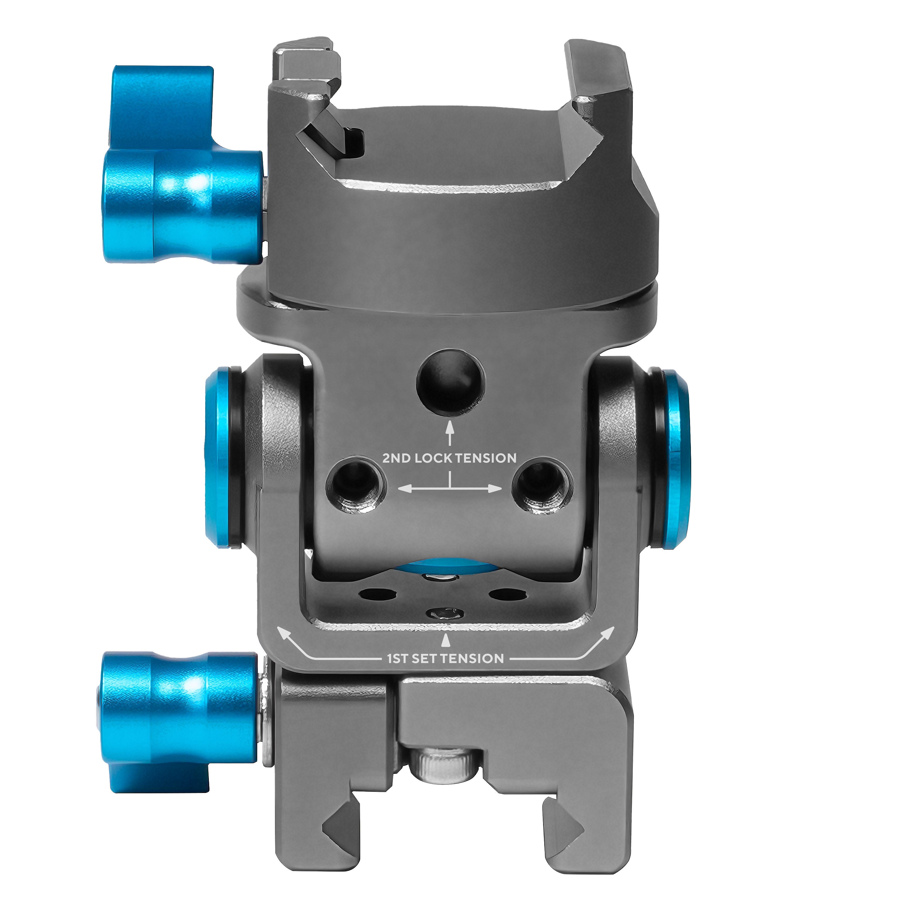 kondor-blue-nato-auf-nato-swivel-tilt-monitorhalterung-pan-tilt-f-r-7-monitore image 2