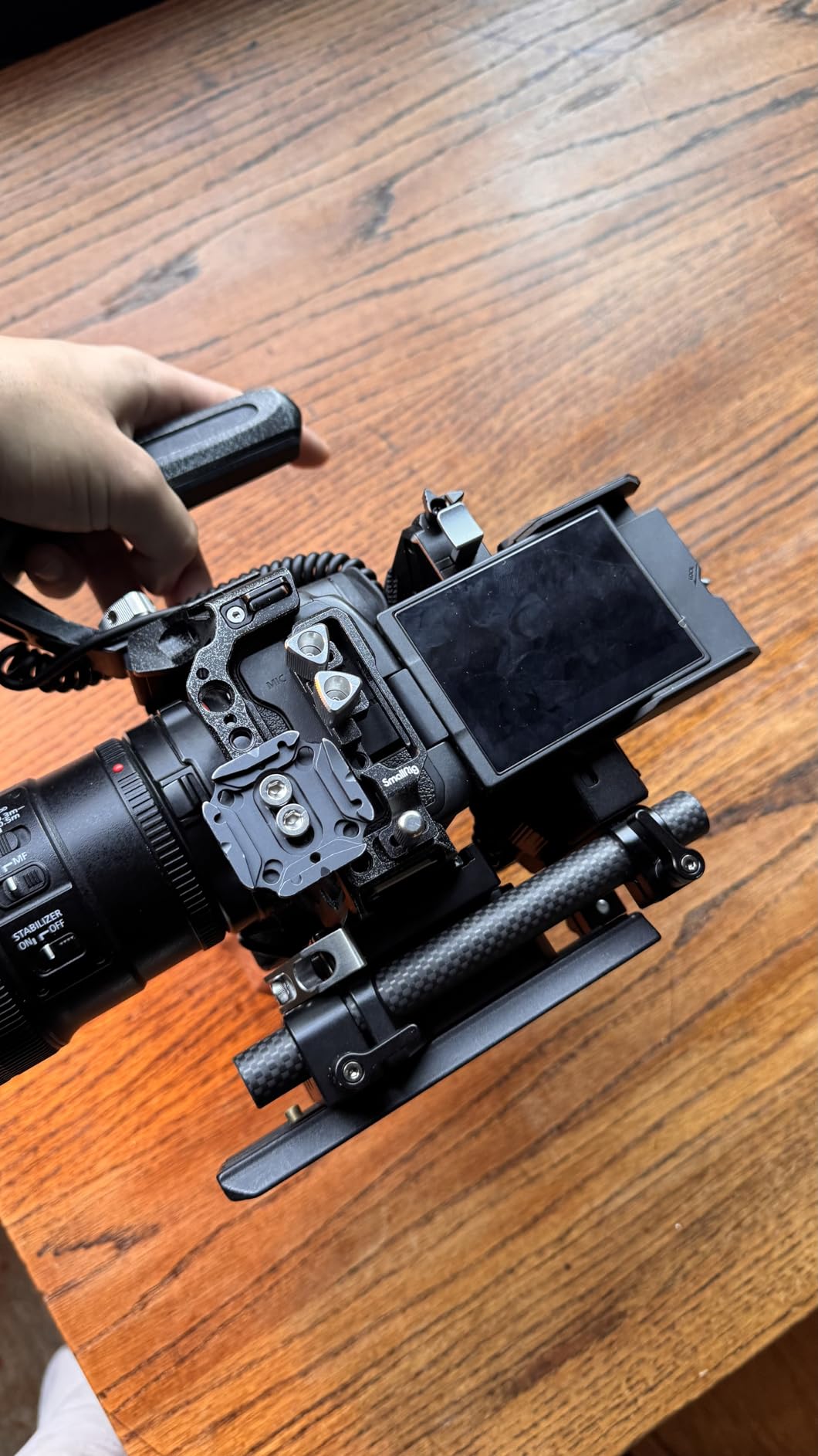 Sauberes Setup am 15mm Rig