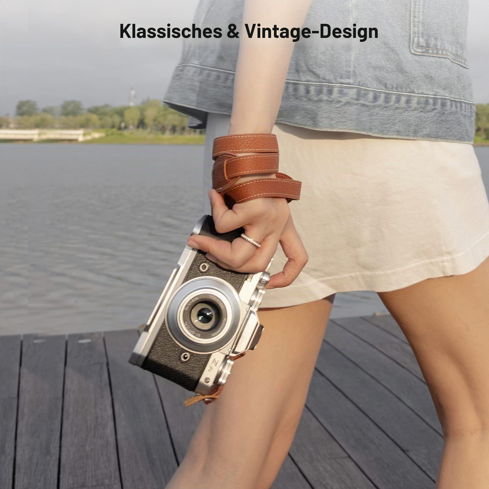 smallrig-3485-kameragurt-vintage-braun-echtleder-nacken-schultergurt image 8
