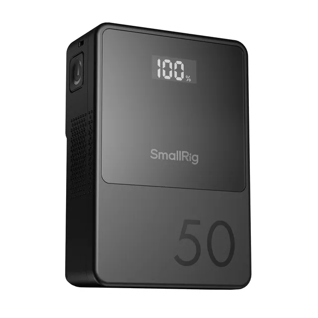 smallrig-vb50-3579b-mini-v-mount-akku-50wh-mit-oled-und-45w-pd-usb-c image 1